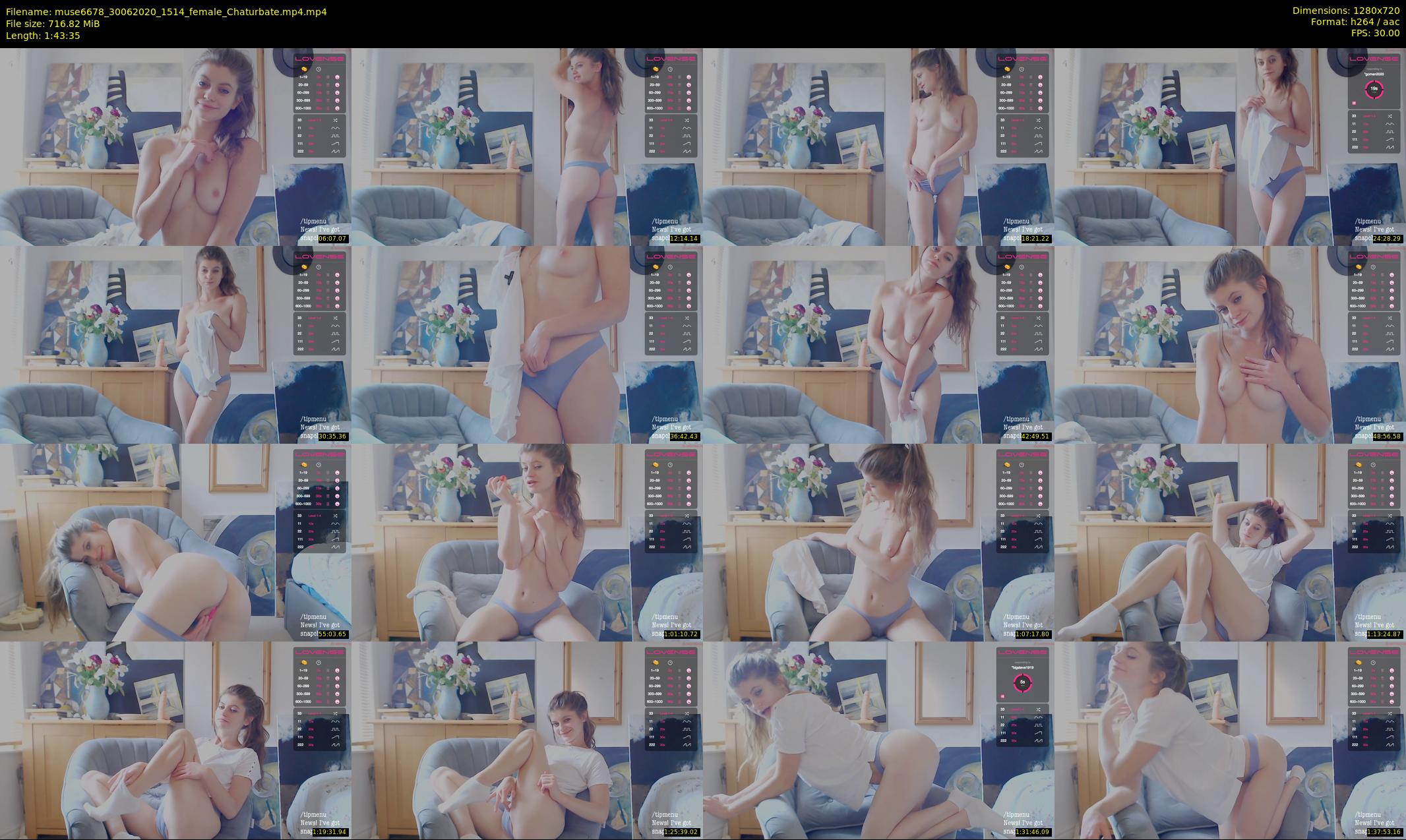 muse6678 — 104 minute Chaturbate female cam show recording, 720p, Jun 30, 2020