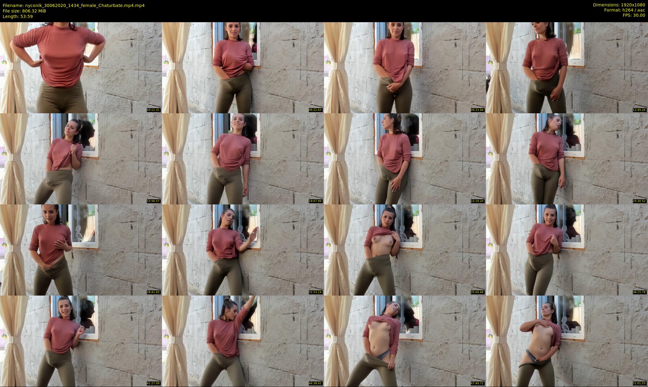 nyconik — 54 minute Chaturbate female cam show recording, 1080p, Jun 30, 2020
