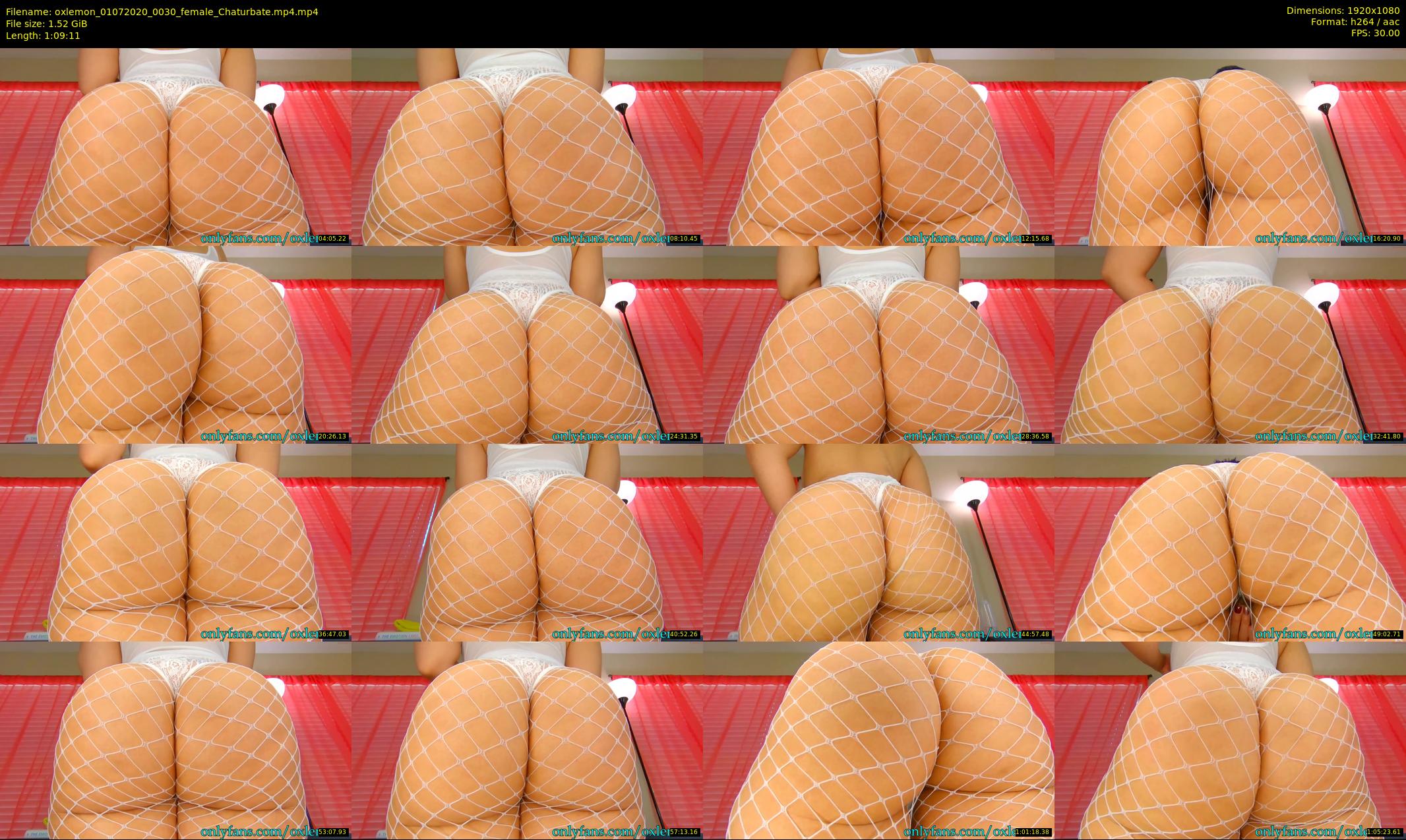 oxlemon — 70 minute Chaturbate female cam show recording, 1080p, Jul 1, 2020