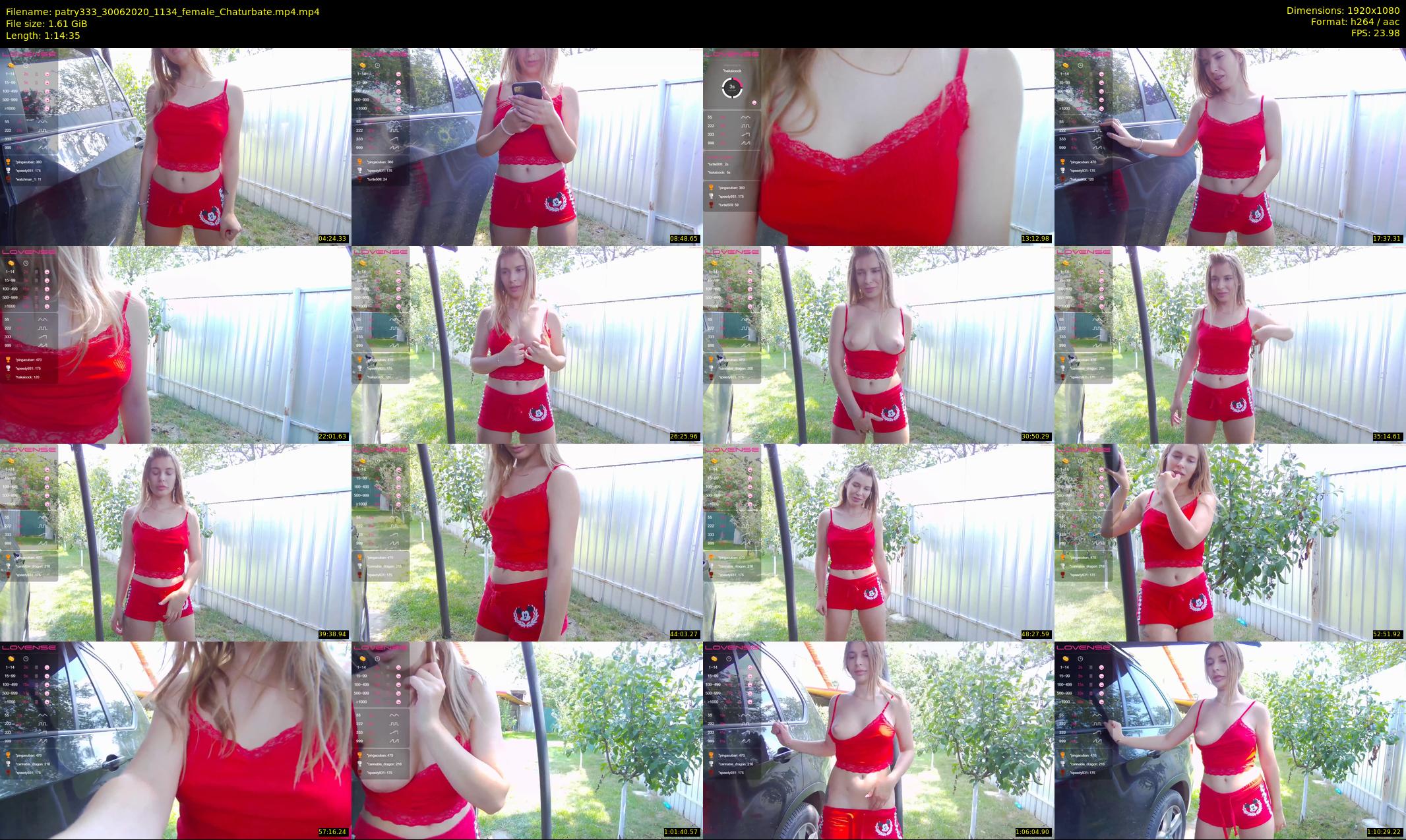 patry333 — 75 minute Chaturbate female cam show recording, 1080p, Jun 30, 2020