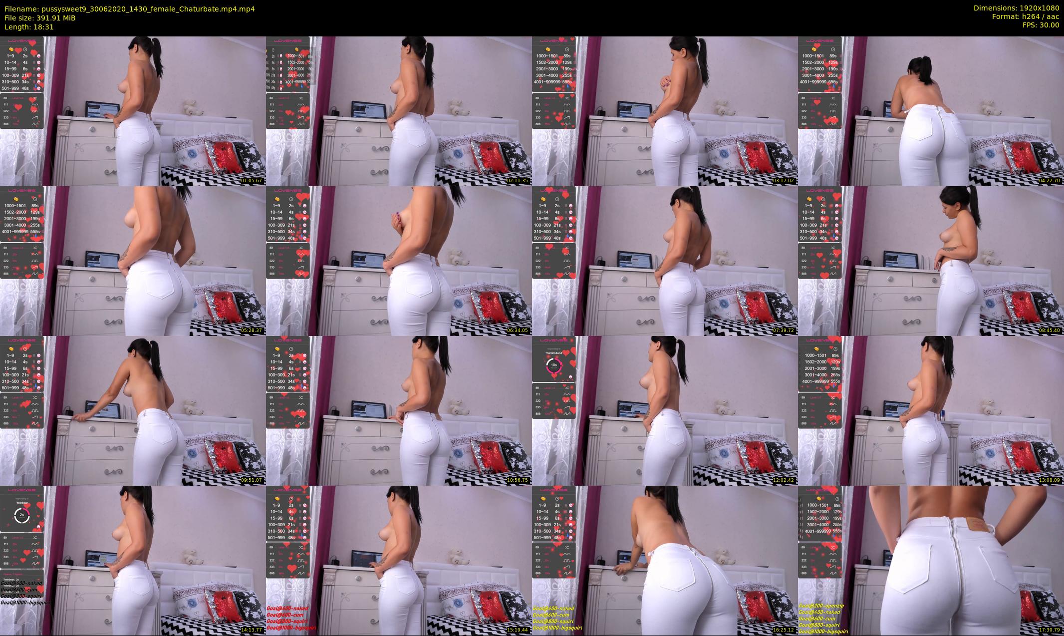 pussysweet9 — 19 minute Chaturbate female cam show recording, 1080p, Jun 30, 2020