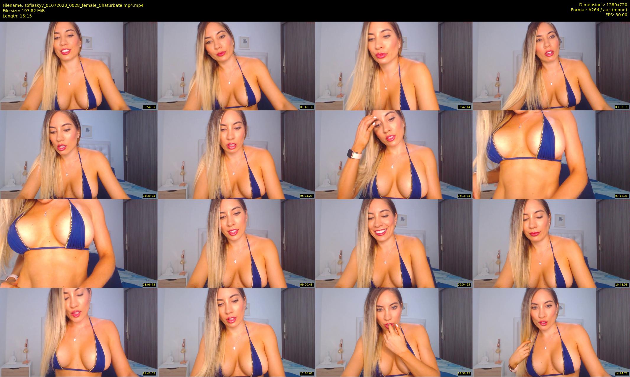 sofiaskyy — 16 minute Chaturbate female cam show recording, 720p, Jul 1, 2020