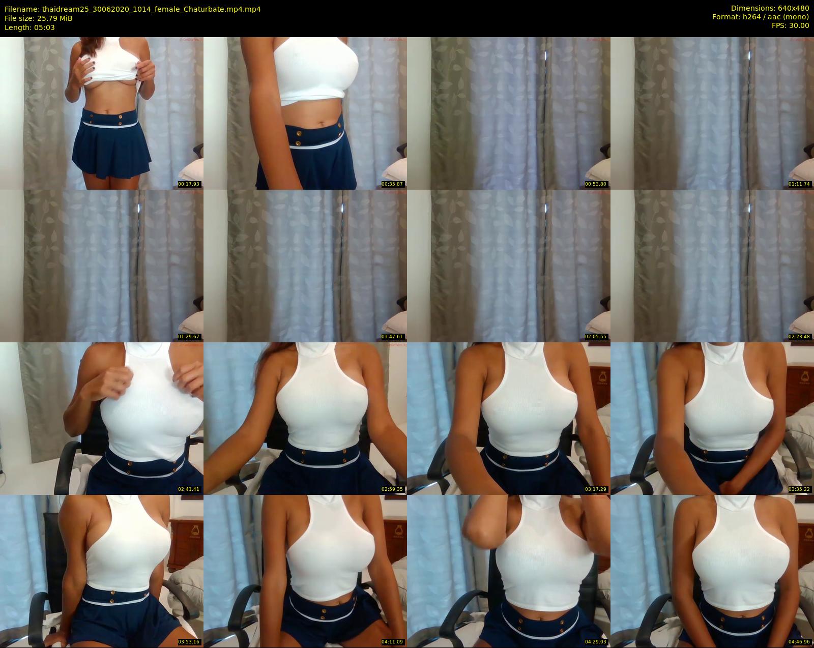 thaidream25 — 6 minute Chaturbate female cam show recording, 480p, Jun 30, 2020