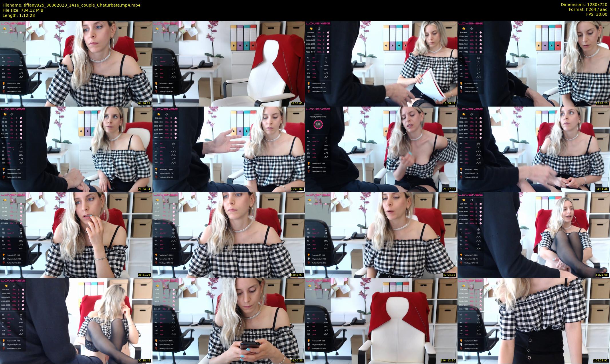 tiffany925 — 73 minute Chaturbate female cam show recording, 720p, Jun 30, 2020
