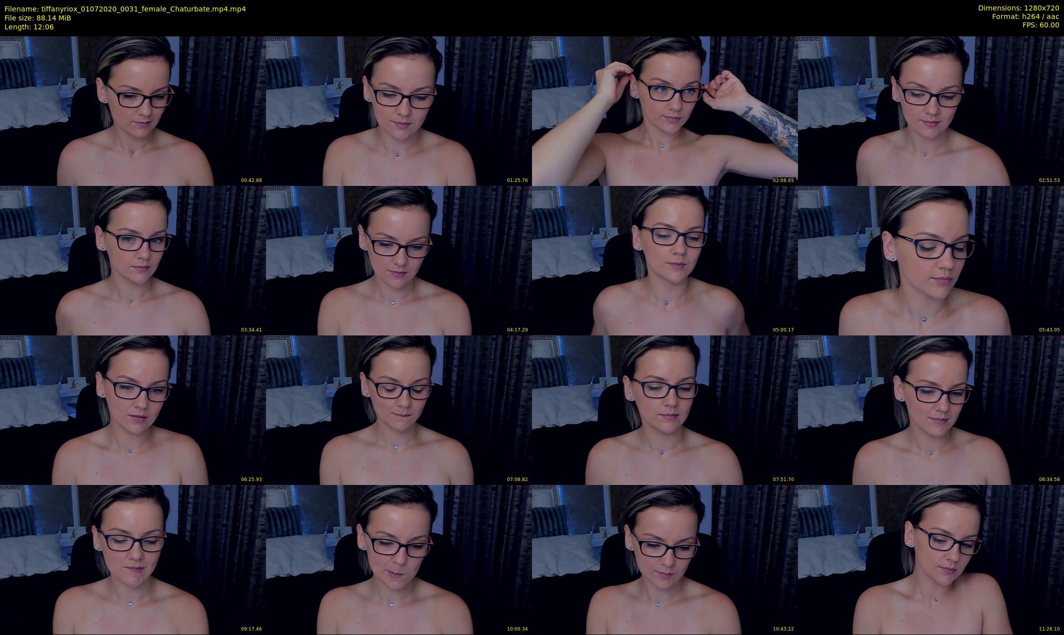 tiffanyriox — 13 minute Chaturbate female cam show recording, 720p, Jul 1, 2020