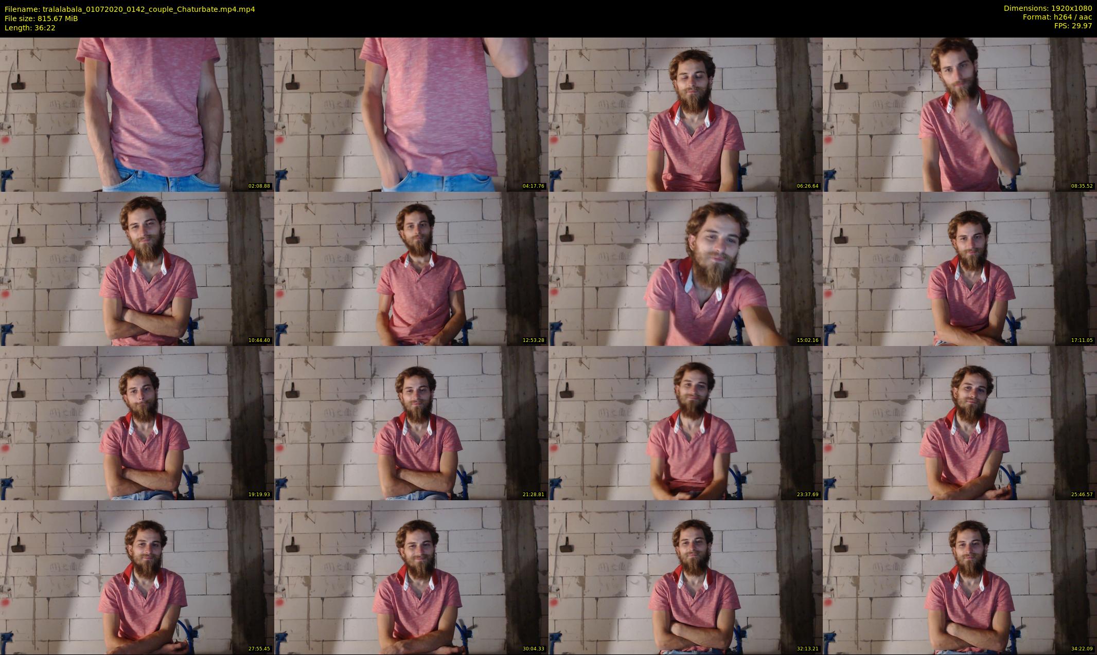 tralalabala — 37 minute Chaturbate male cam show recording, 1080p, Jul 1, 2020