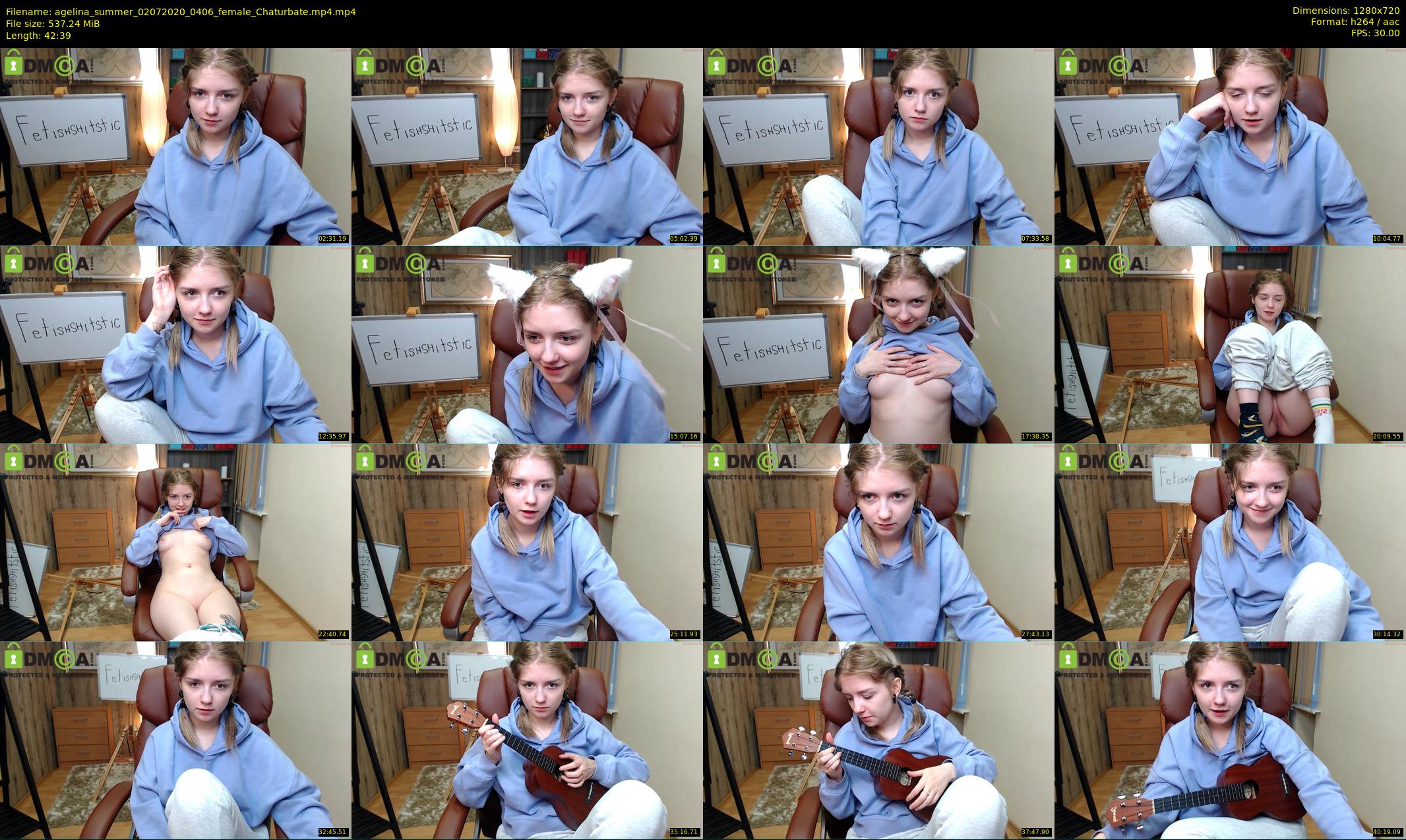agelina_summer — 43 minute Chaturbate female cam show recording, 720p, Jul 2, 2020