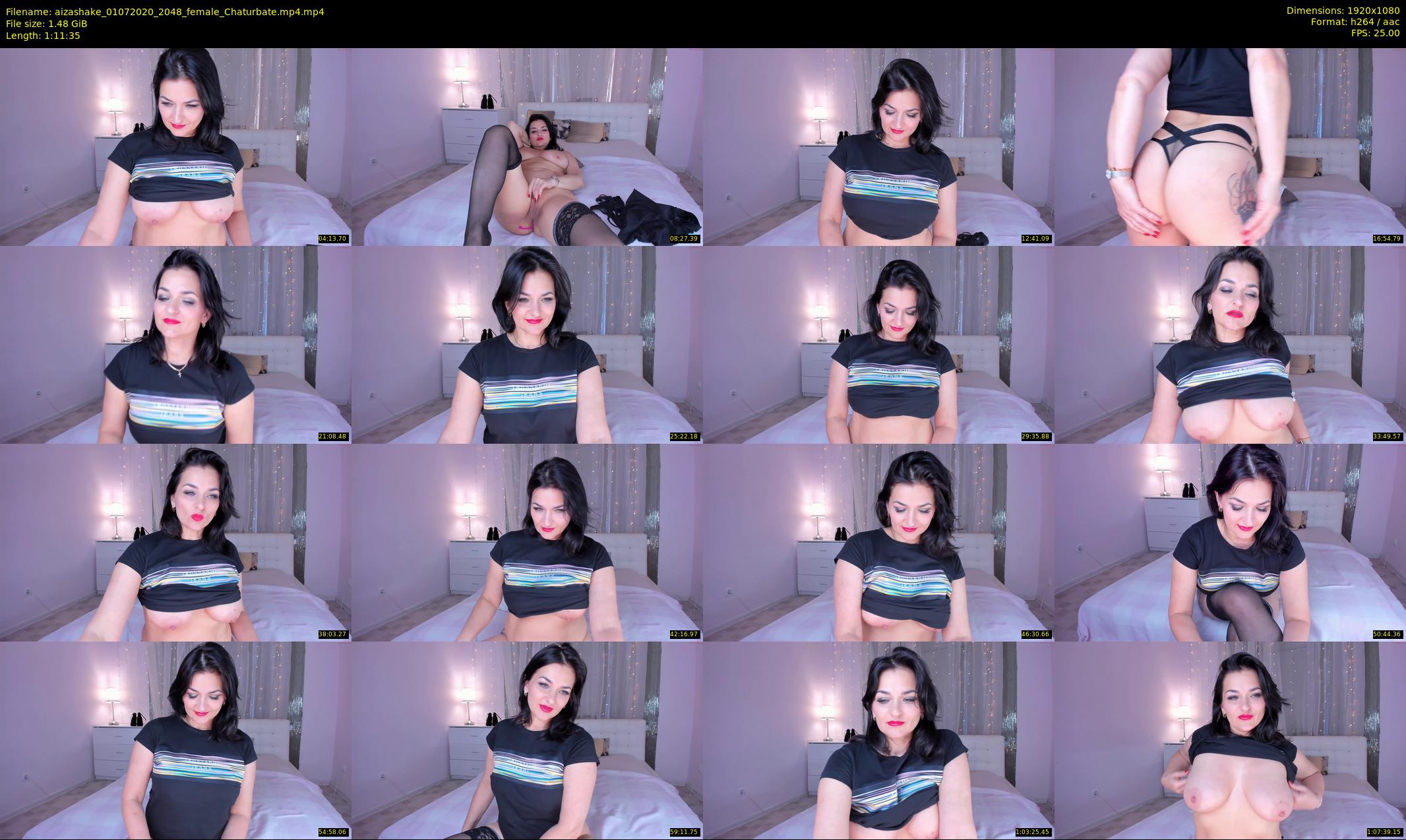 aizashake — 72 minute Chaturbate female cam show recording, 1080p, Jul 1, 2020
