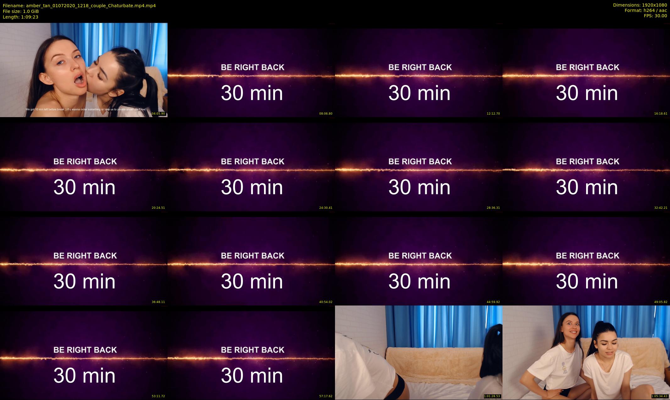 amber_tan — 70 minute Chaturbate female cam show recording, 1080p, Jul 1, 2020