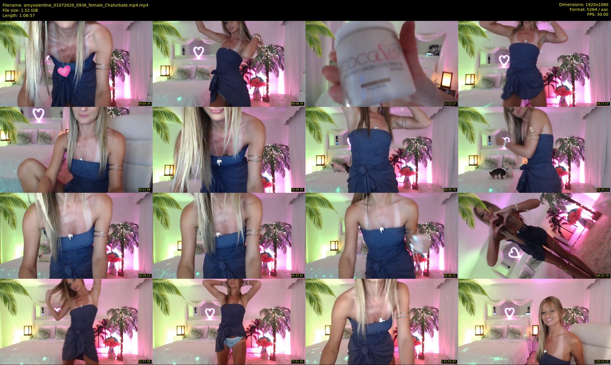 amyvalentine — 69 minute Chaturbate female cam show recording, 1080p, Jul 1, 2020
