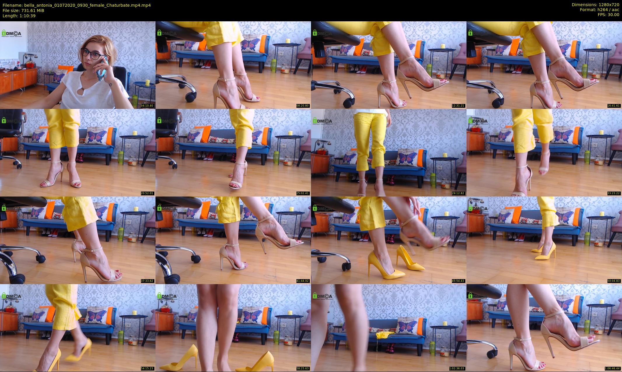 bella_antonia — 71 minute Chaturbate female cam show recording, 720p, Jul 1, 2020
