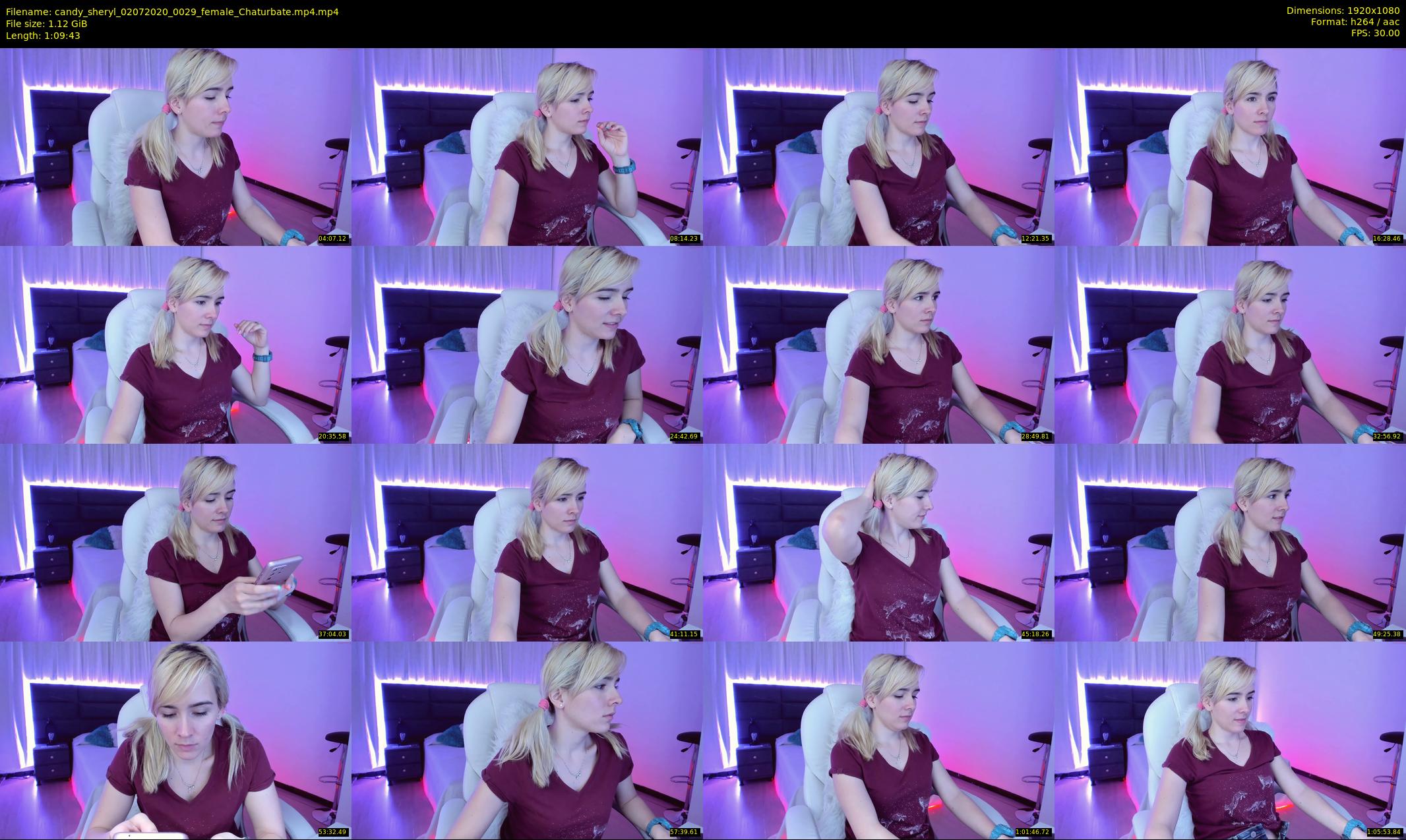 candy_sheryl — 70 minute Chaturbate female cam show recording, 1080p, Jul 2, 2020