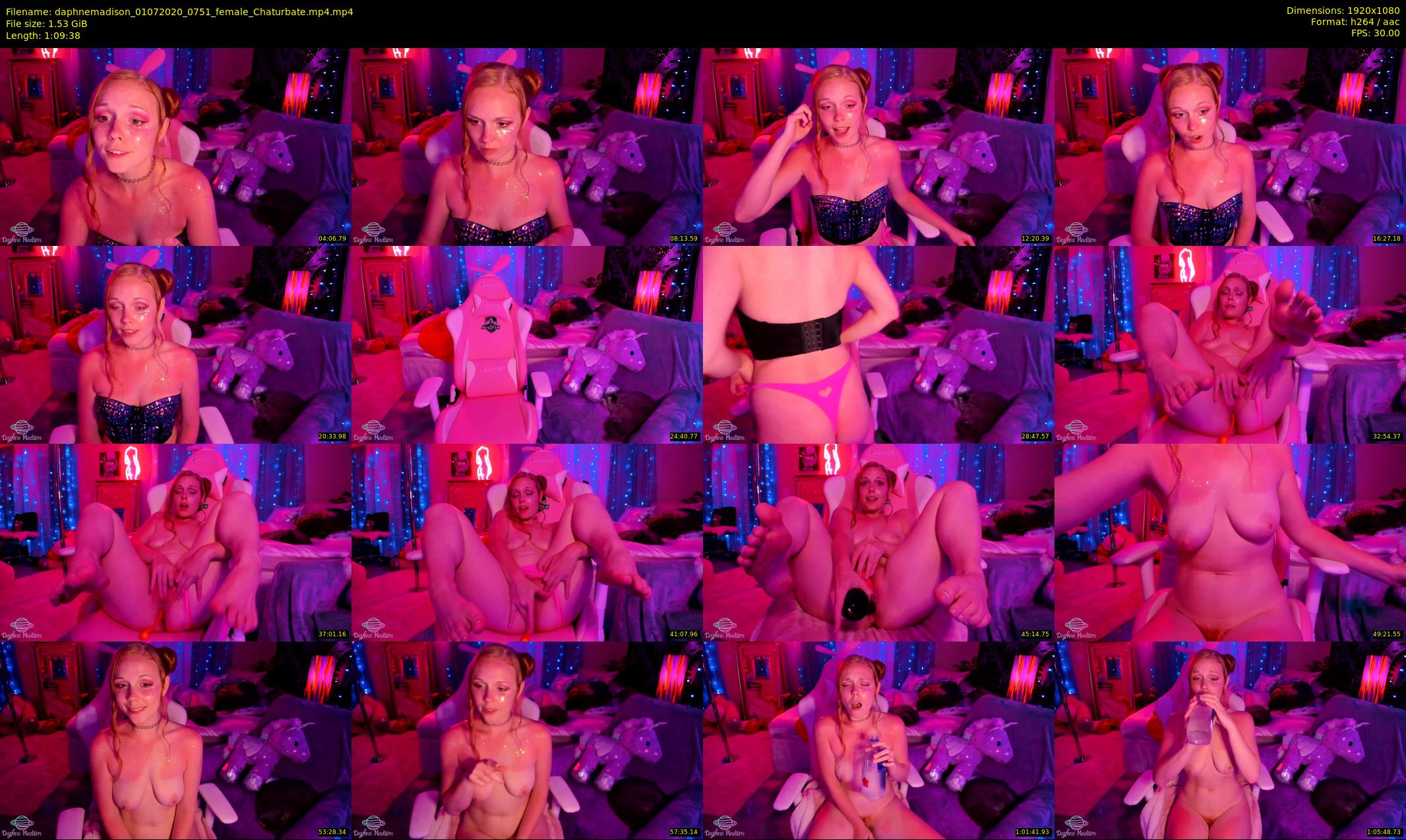 daphnemadison — 70 minute Chaturbate couple cam show recording, 1080p, Jul 1, 2020
