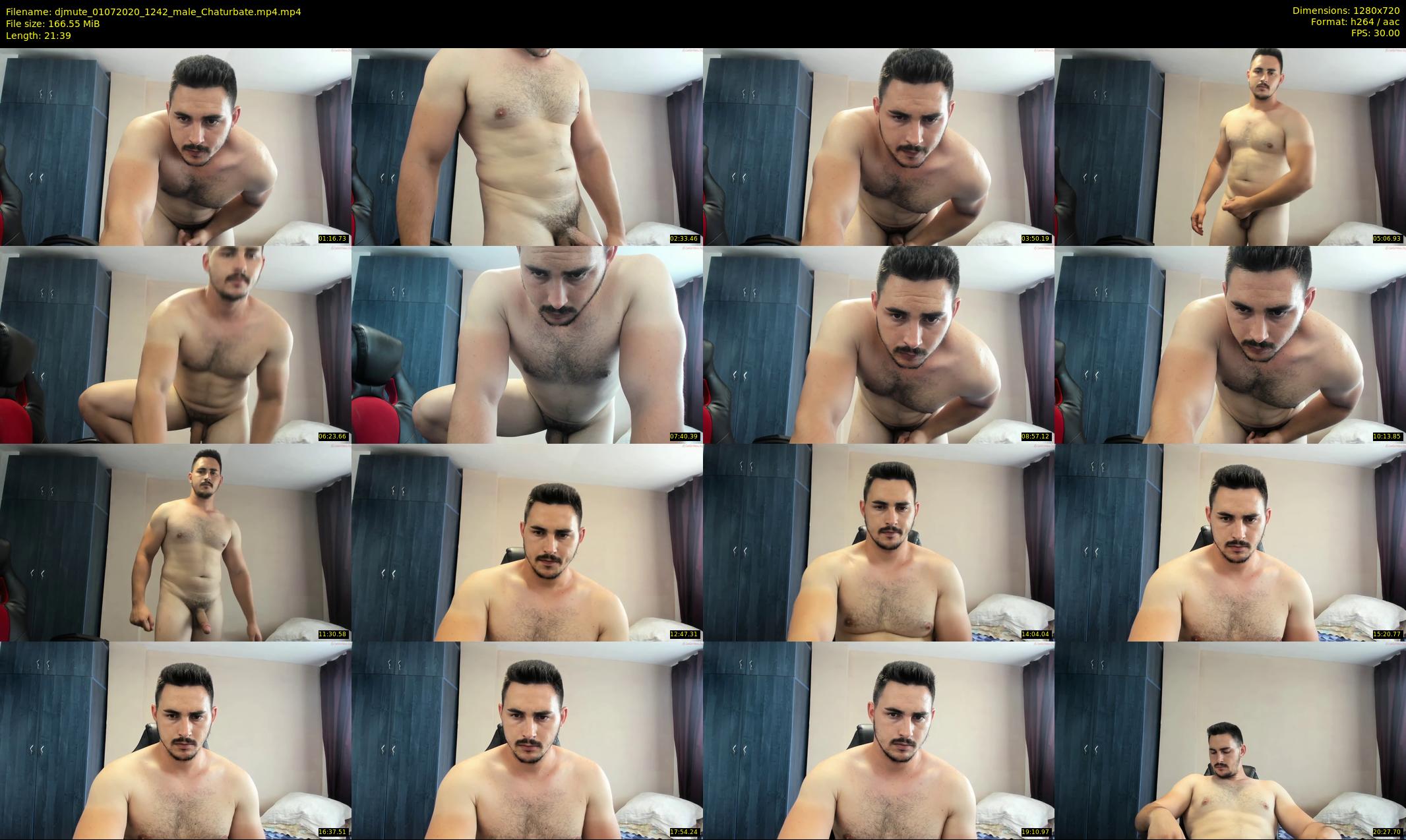 djmute — 22 minute Chaturbate male cam show recording, 720p, Jul 1, 2020