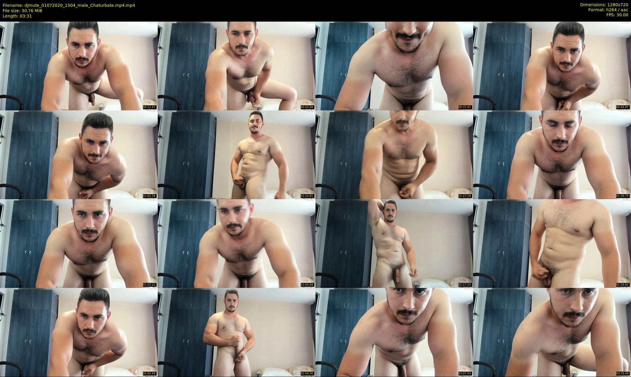 djmute — 4 minute Chaturbate male cam show recording, 720p, Jul 1, 2020