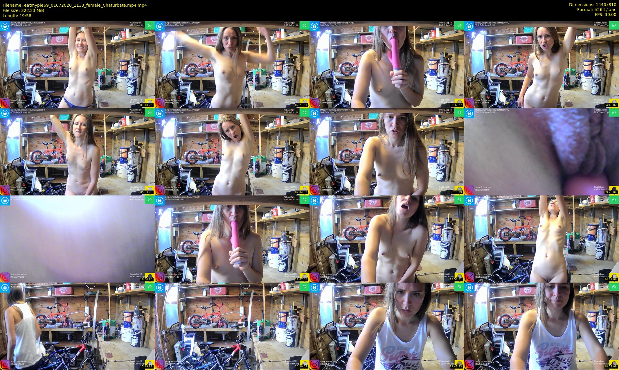 eatmypie69 — 20 minute Chaturbate female cam show recording, 720p, Jul 1, 2020