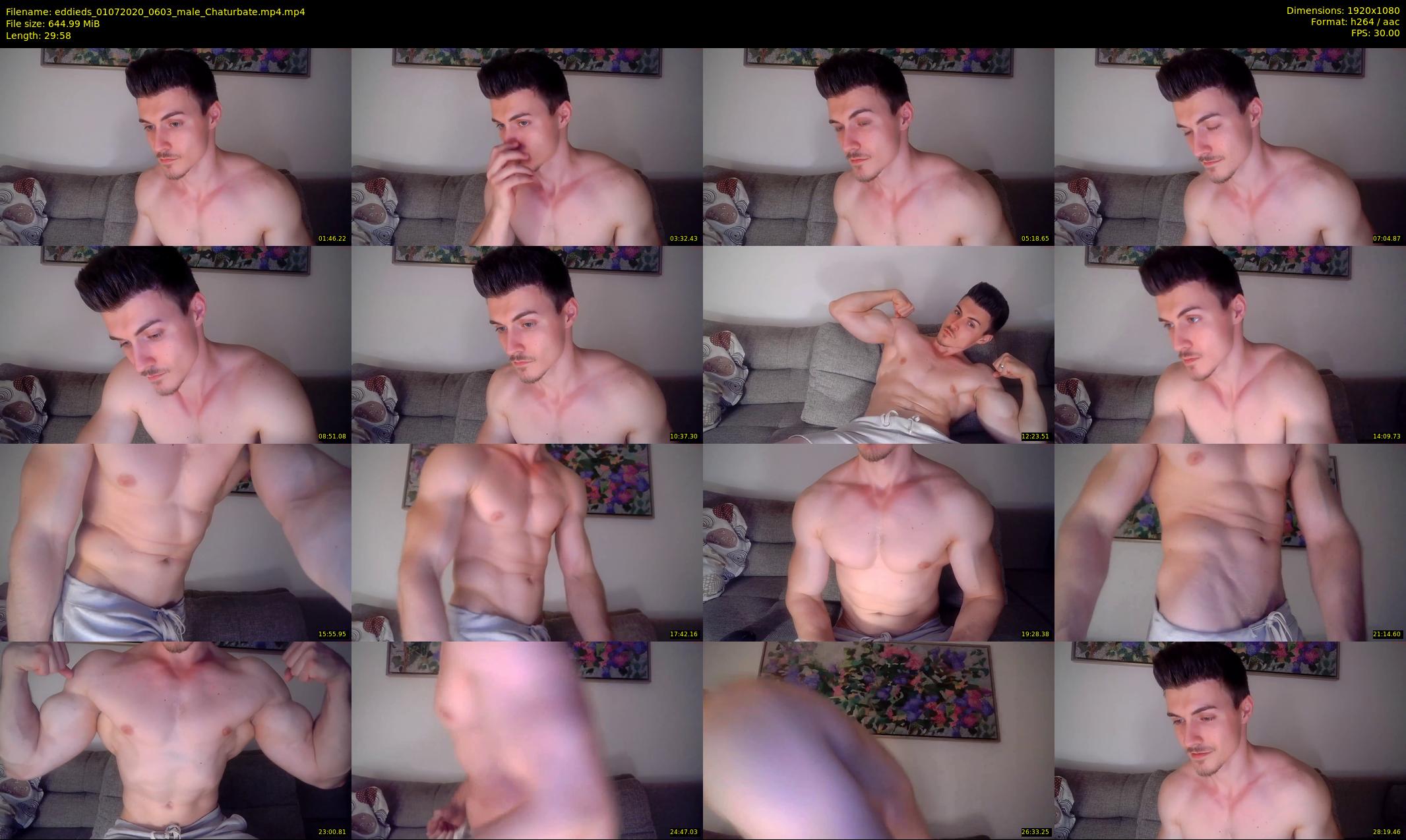 eddieds — 30 minute Chaturbate male cam show recording, 1080p, Jul 1, 2020
