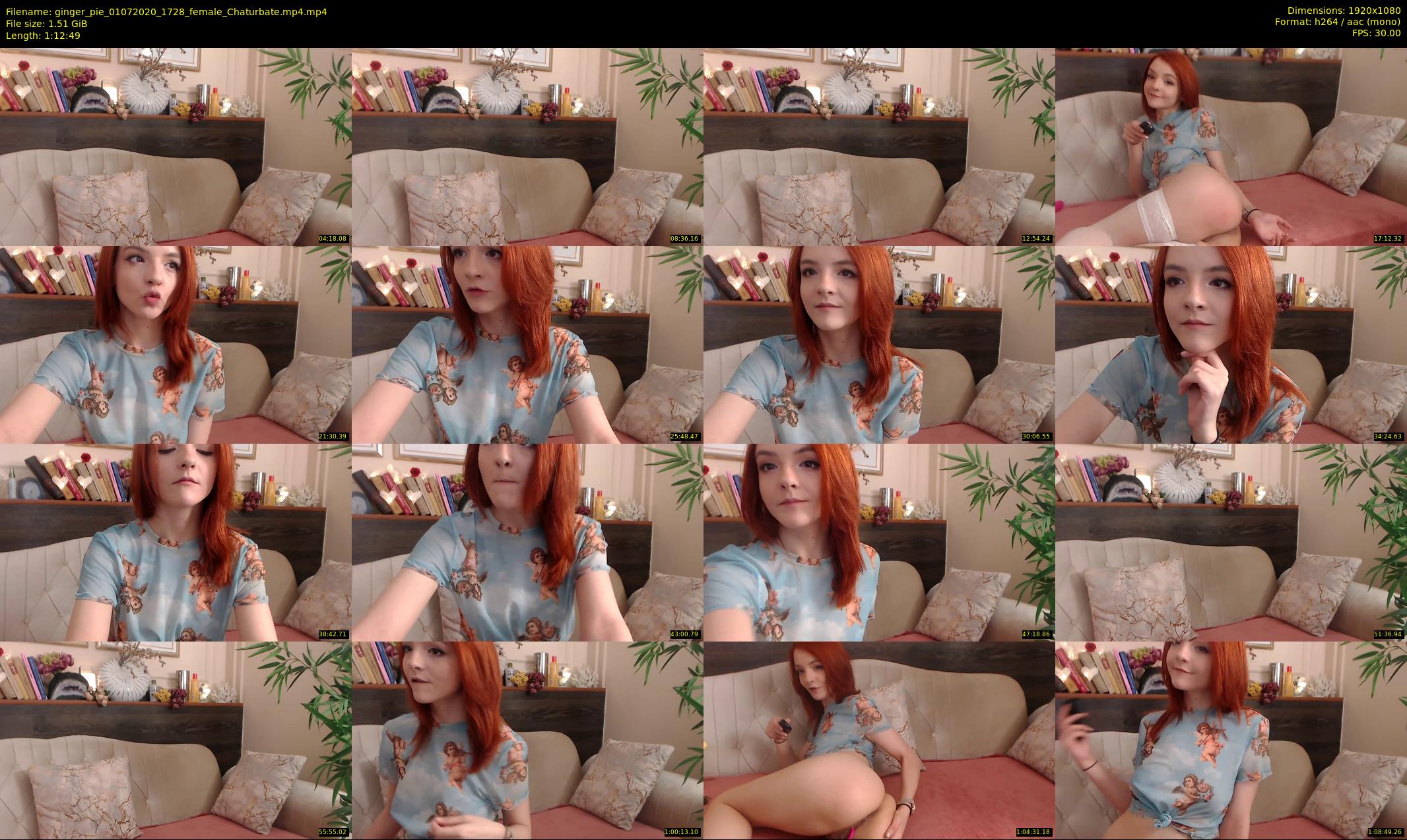 ginger_pie — 73 minute Chaturbate female cam show recording, 1080p, Jul 1, 2020