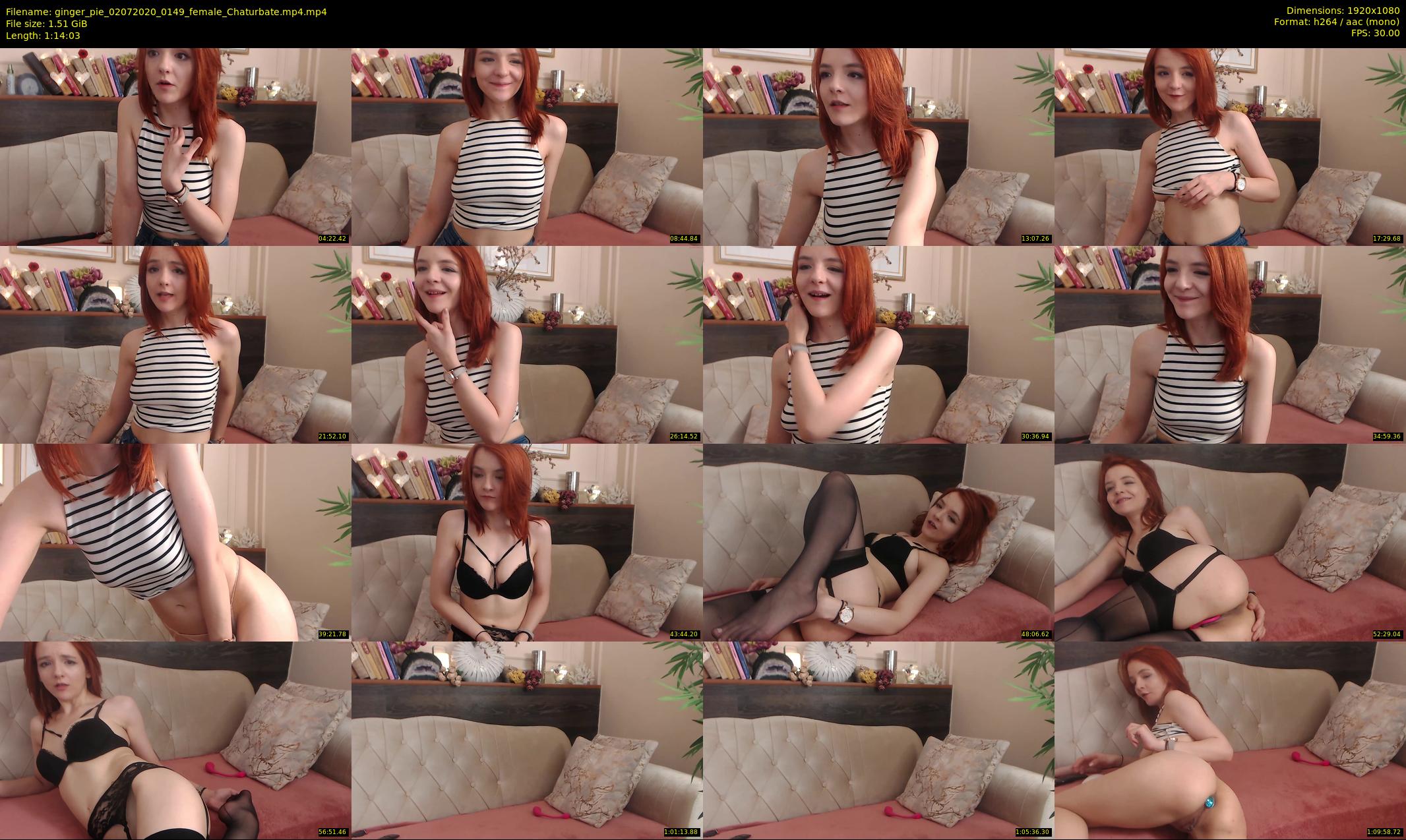 ginger_pie — 75 minute Chaturbate female cam show recording, 1080p, Jul 2, 2020