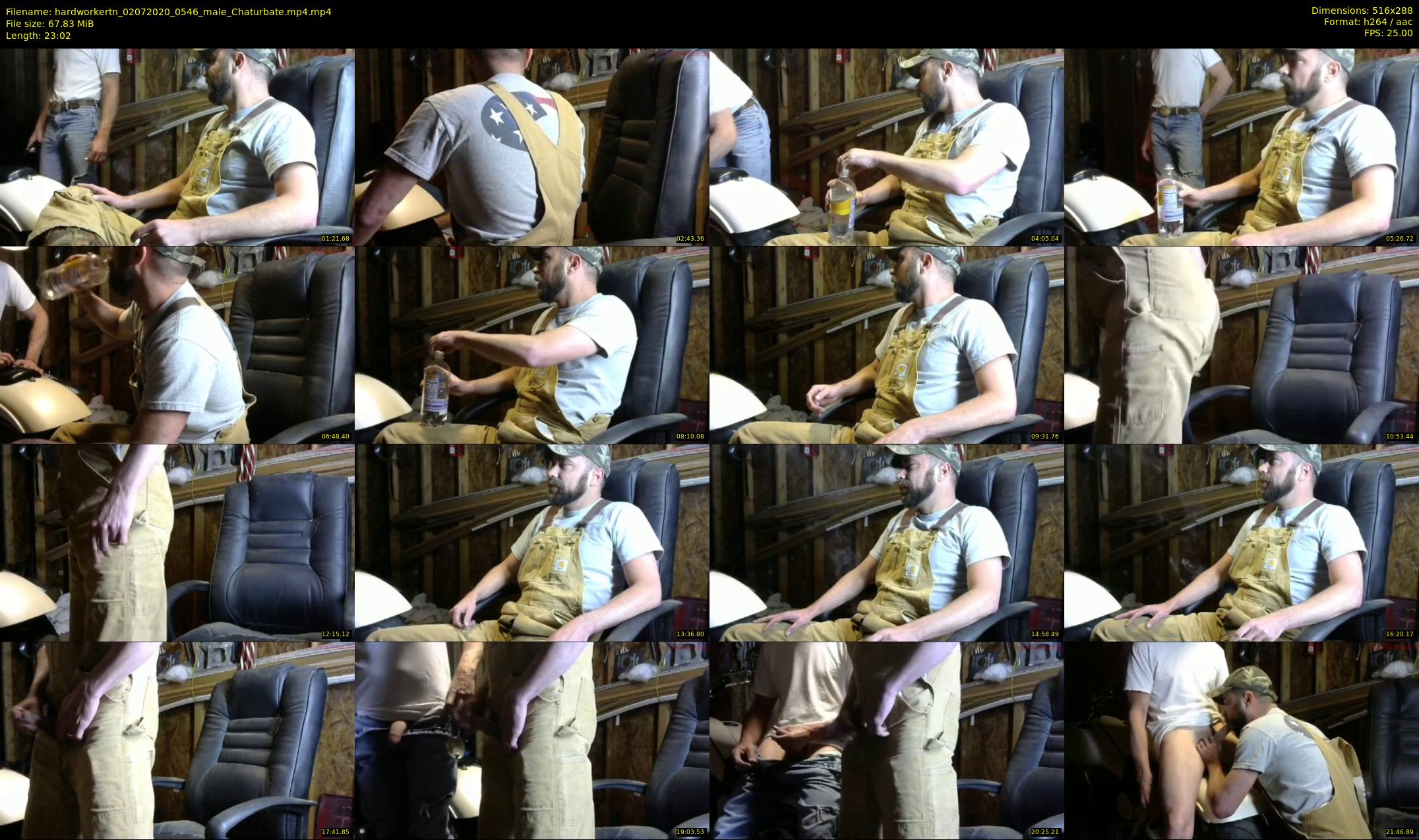 hardworkertn — 24 minute Chaturbate male cam show recording, SD, Jul 2, 2020