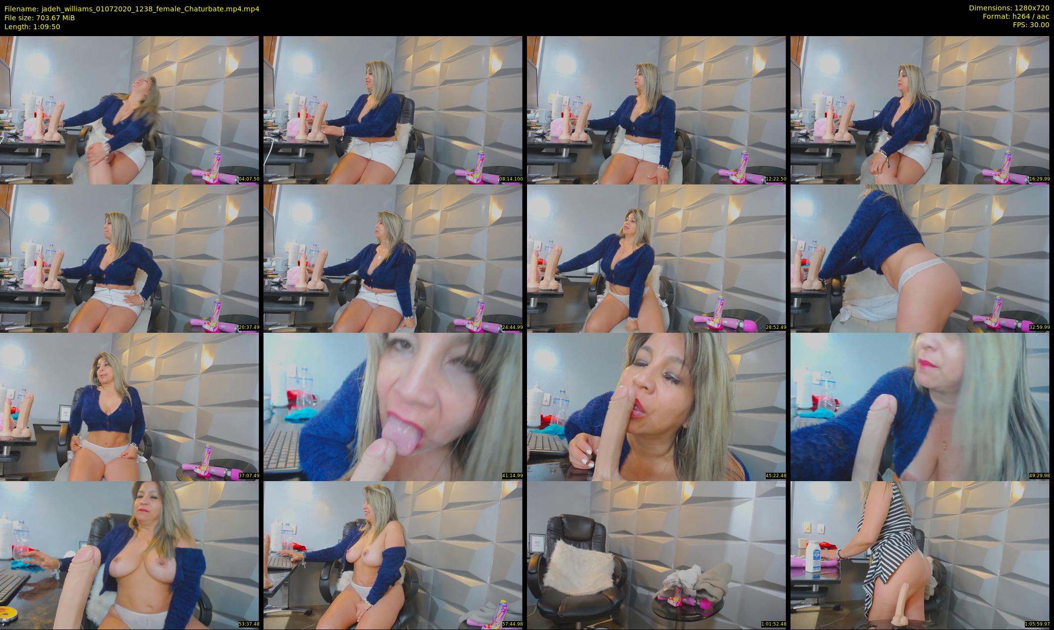jadeh_williams — 70 minute Chaturbate female cam show recording, 720p, Jul 1, 2020