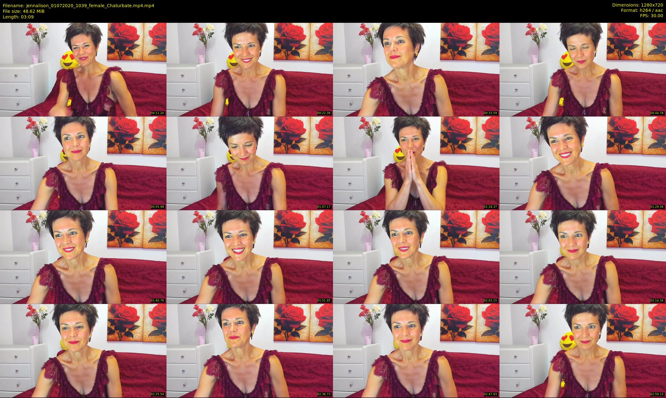 jennalison — 4 minute Chaturbate female cam show recording, 720p, Jul 1, 2020