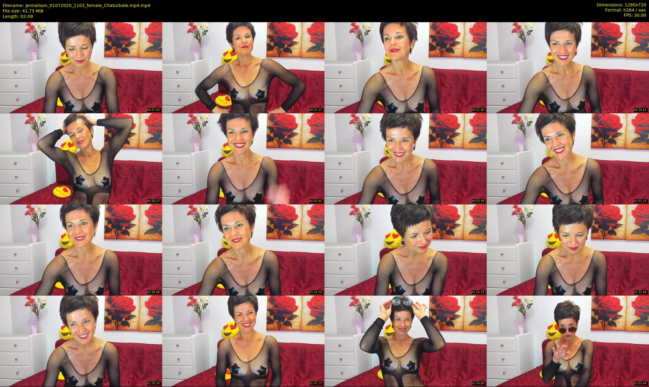 jennalison — 3 minute Chaturbate female cam show recording, 720p, Jul 1, 2020