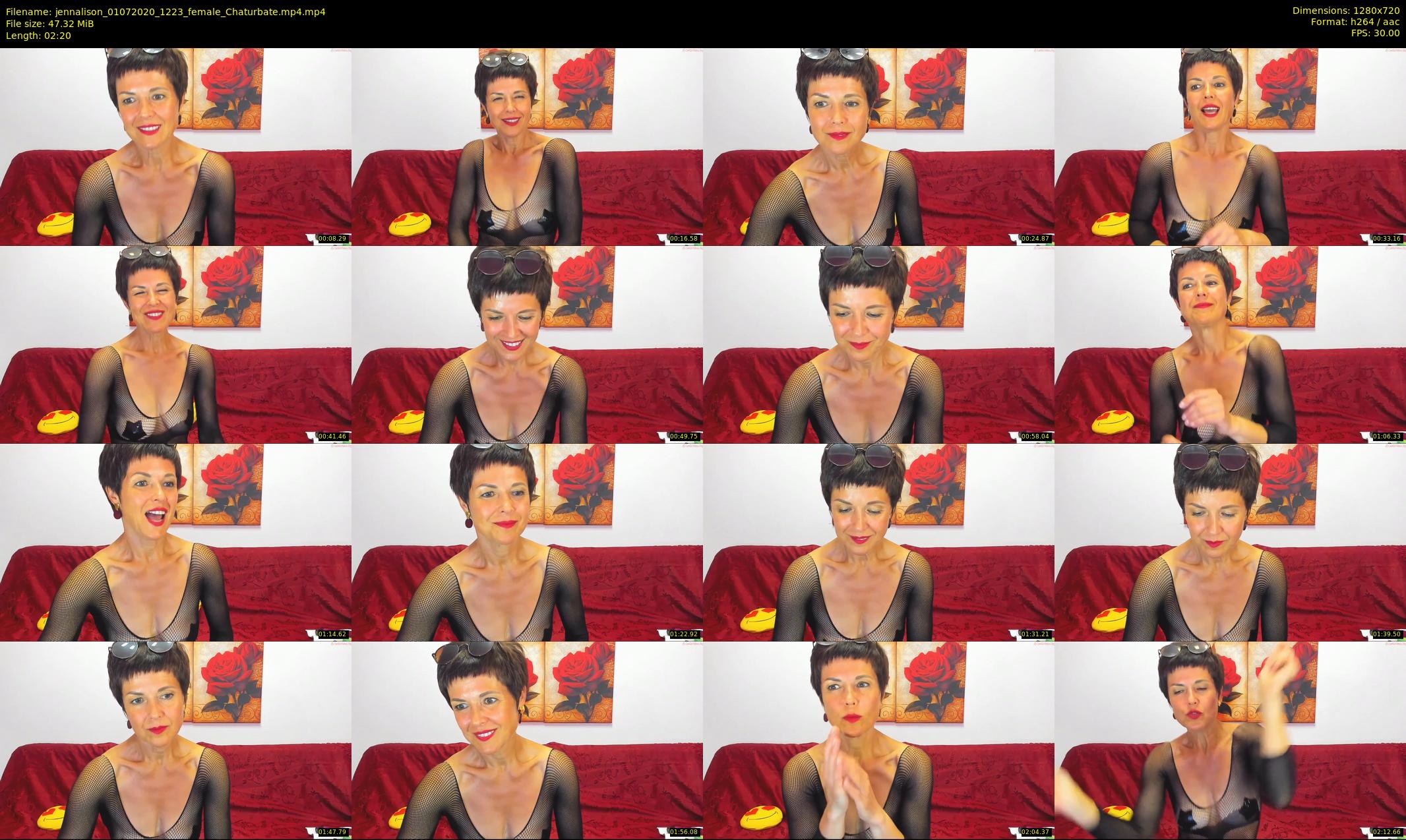 jennalison — 3 minute Chaturbate female cam show recording, 720p, Jul 1, 2020