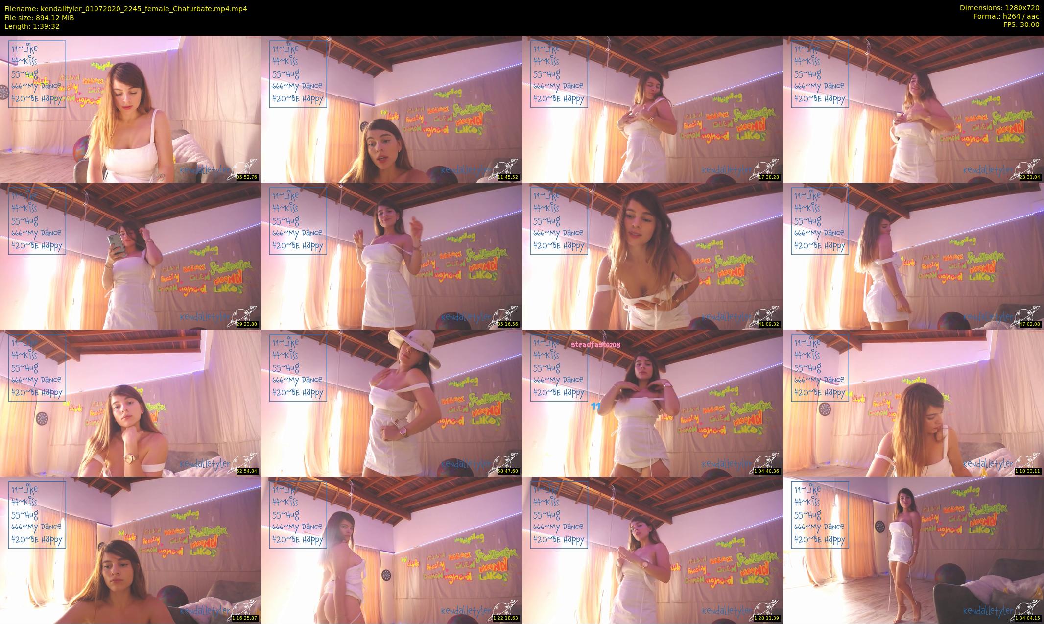 kendalltyler — 100 minute Chaturbate female cam show recording, 720p, Jul 1, 2020
