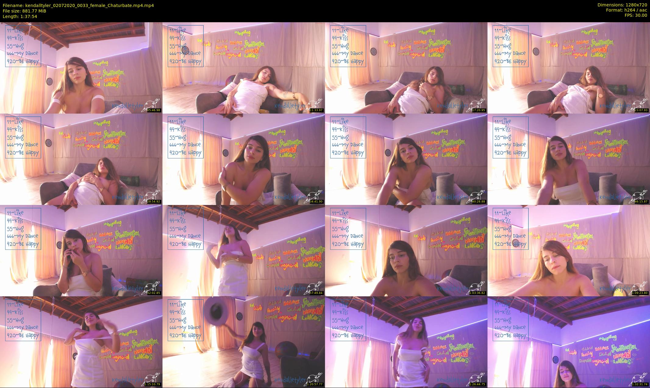kendalltyler — 98 minute Chaturbate female cam show recording, 720p, Jul 2, 2020