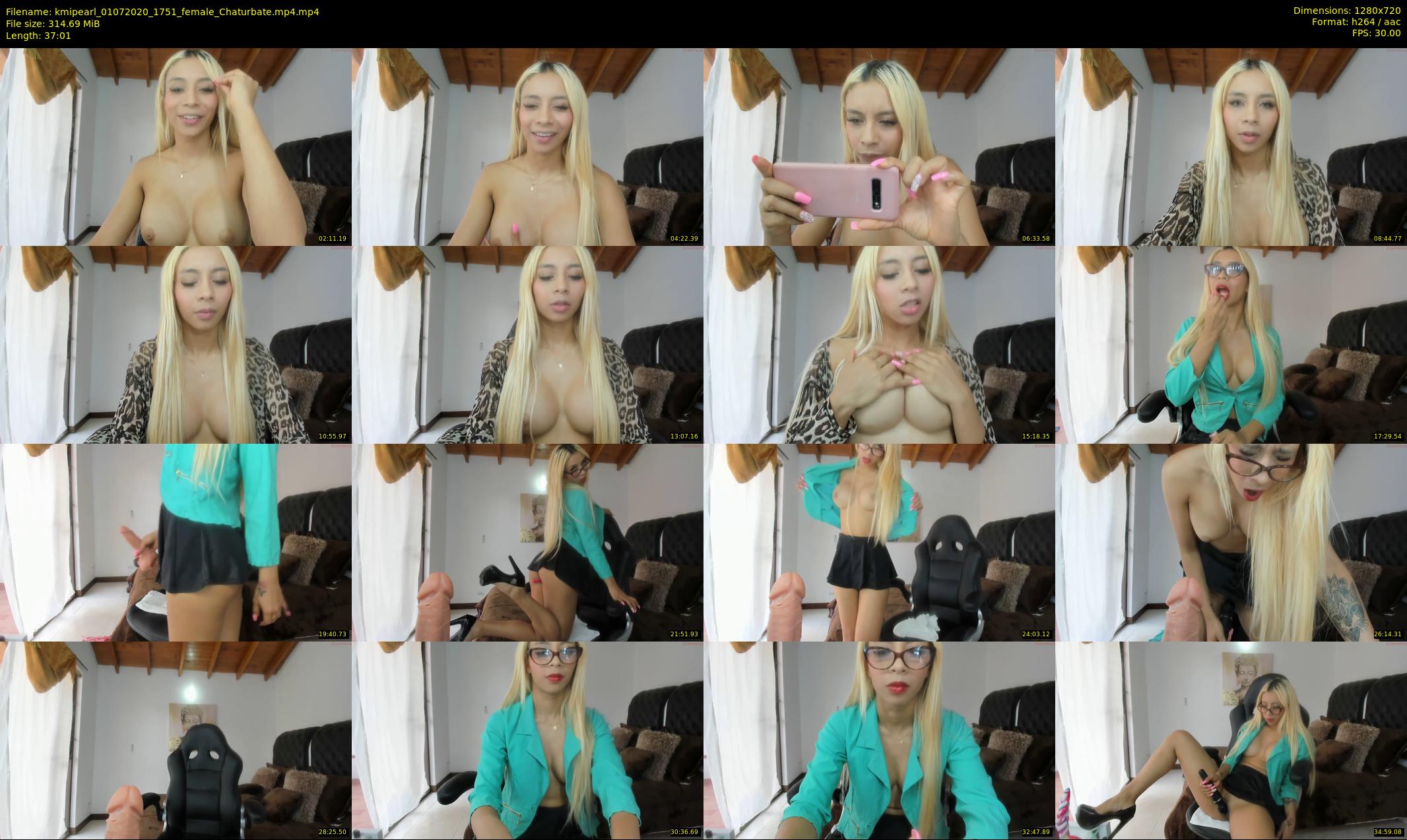 kmipearl — 38 minute Chaturbate female cam show recording, 720p, Jul 1, 2020