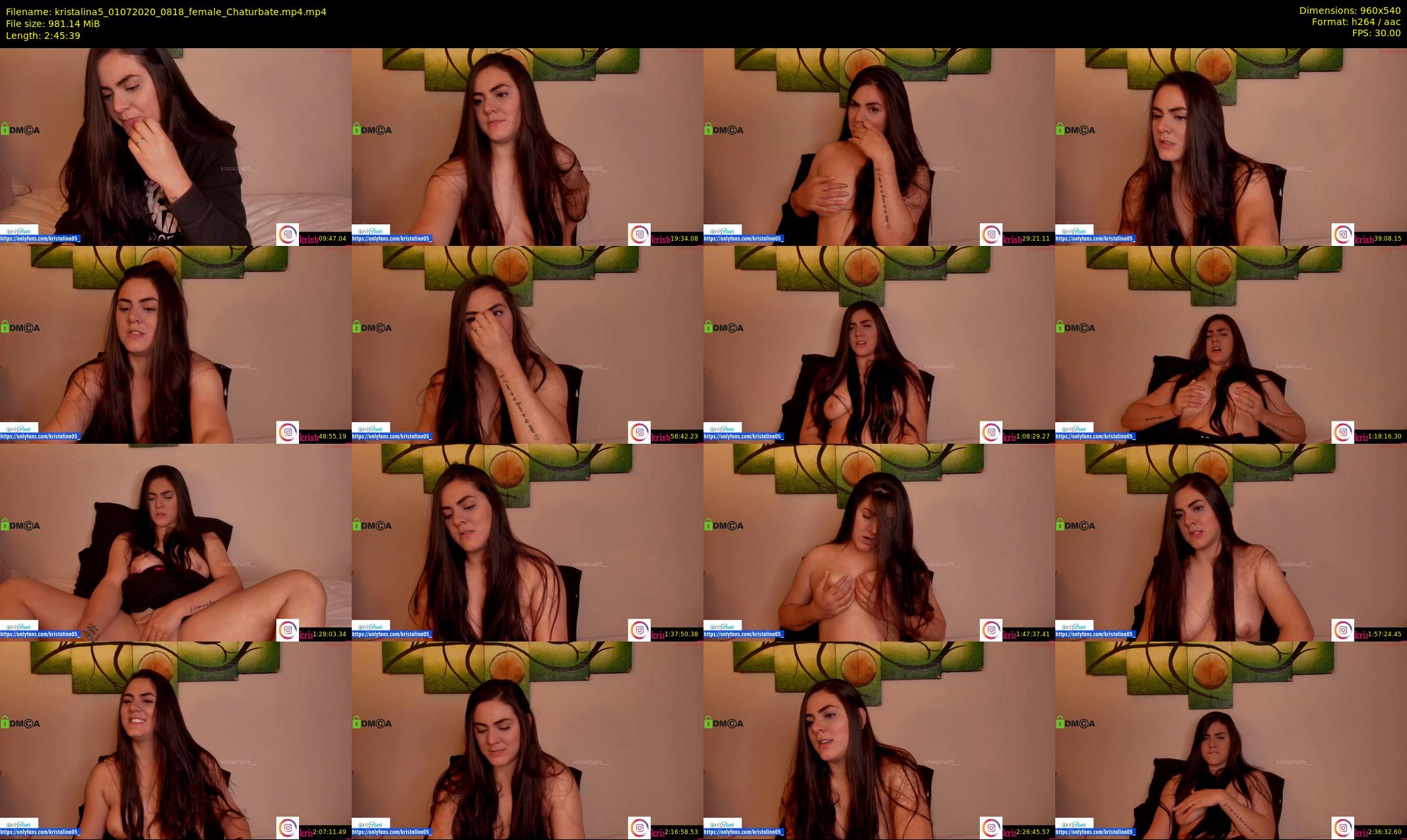 kristalina5 — 166 minute Chaturbate female cam show recording, 480p, Jul 1, 2020