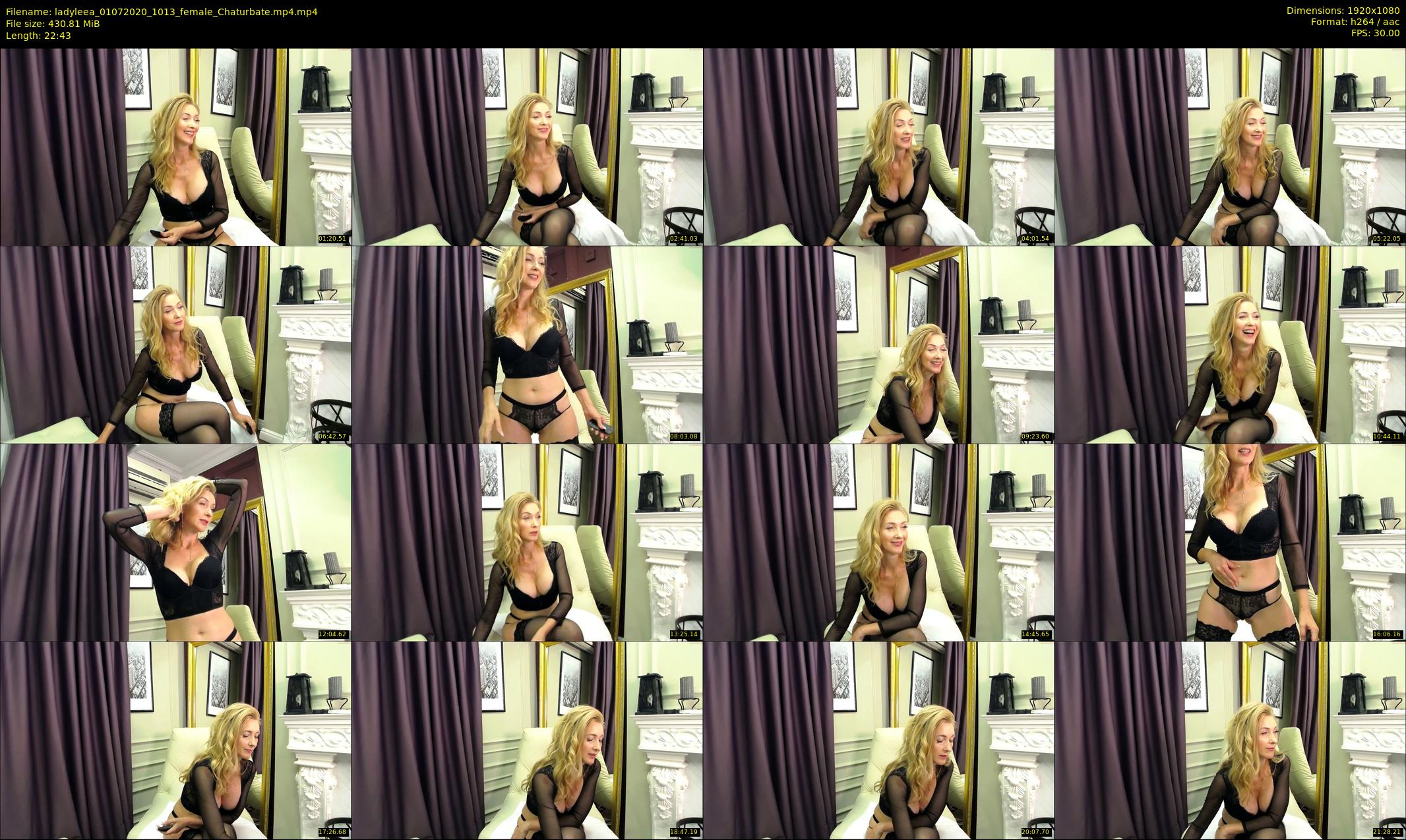 ladyleea — 23 minute Chaturbate female cam show recording, 1080p, Jul 1, 2020
