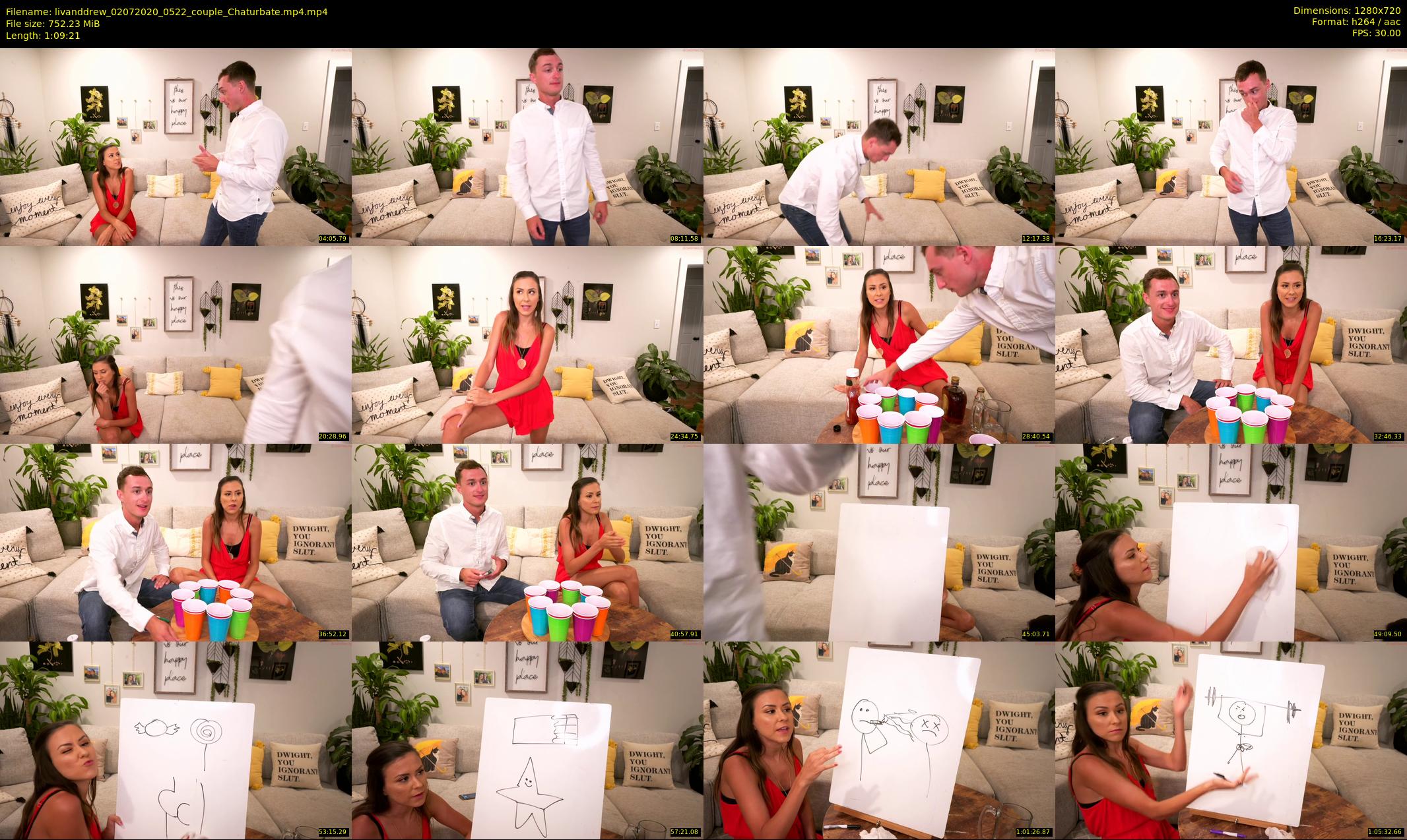 livanddrew — 70 minute Chaturbate couple cam show recording, 720p, Jul 2, 2020