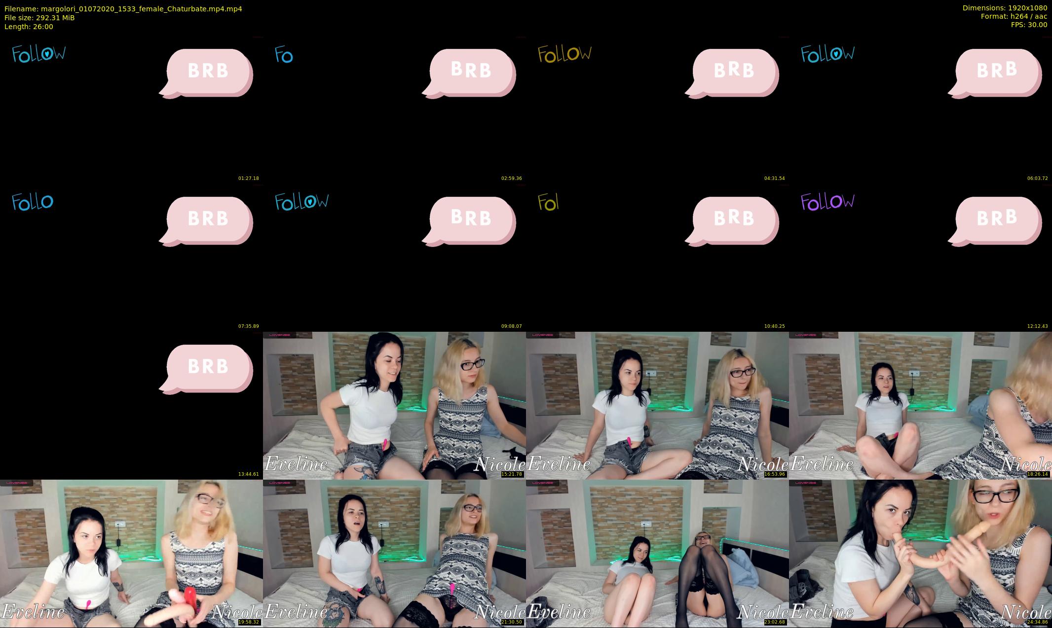 margolori — 26 minute Chaturbate couple cam show recording, 1080p, Jul 1, 2020