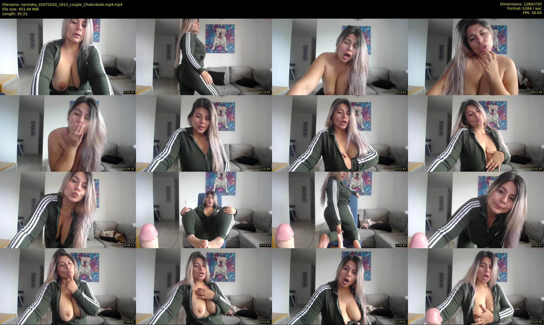 nemisha — 36 minute Chaturbate female cam show recording, 720p, Jul 1, 2020