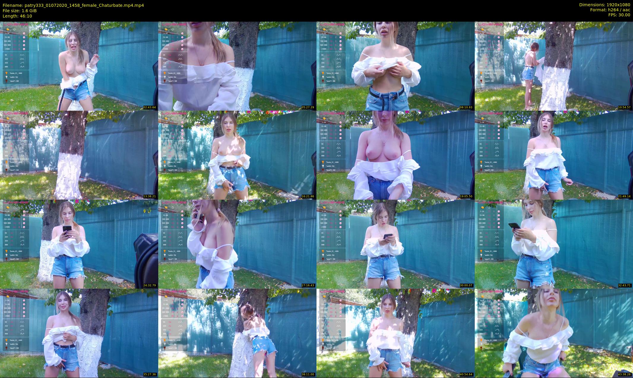 patry333 — 47 minute Chaturbate female cam show recording, 1080p, Jul 1, 2020