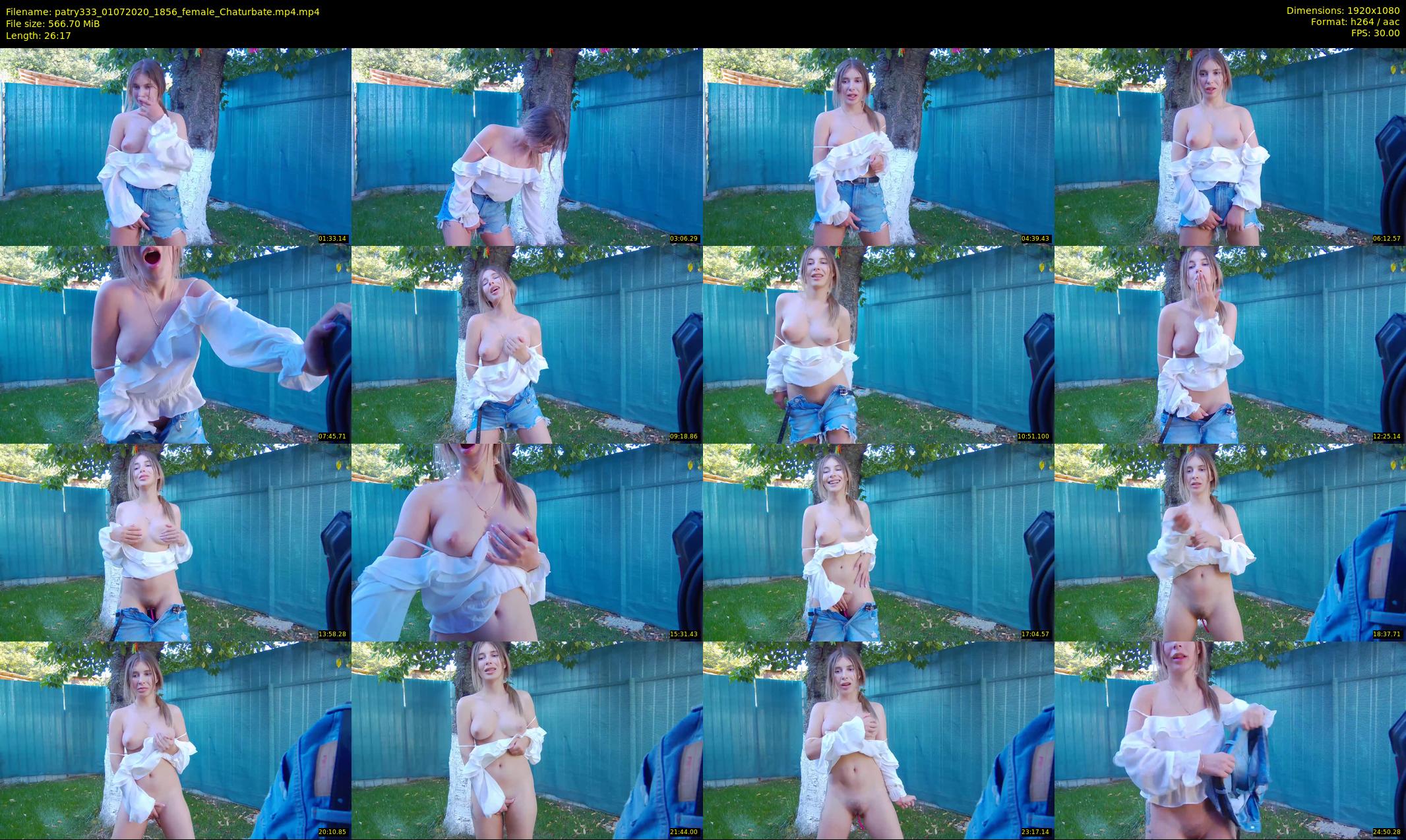 patry333 — 27 minute Chaturbate female cam show recording, 1080p, Jul 1, 2020