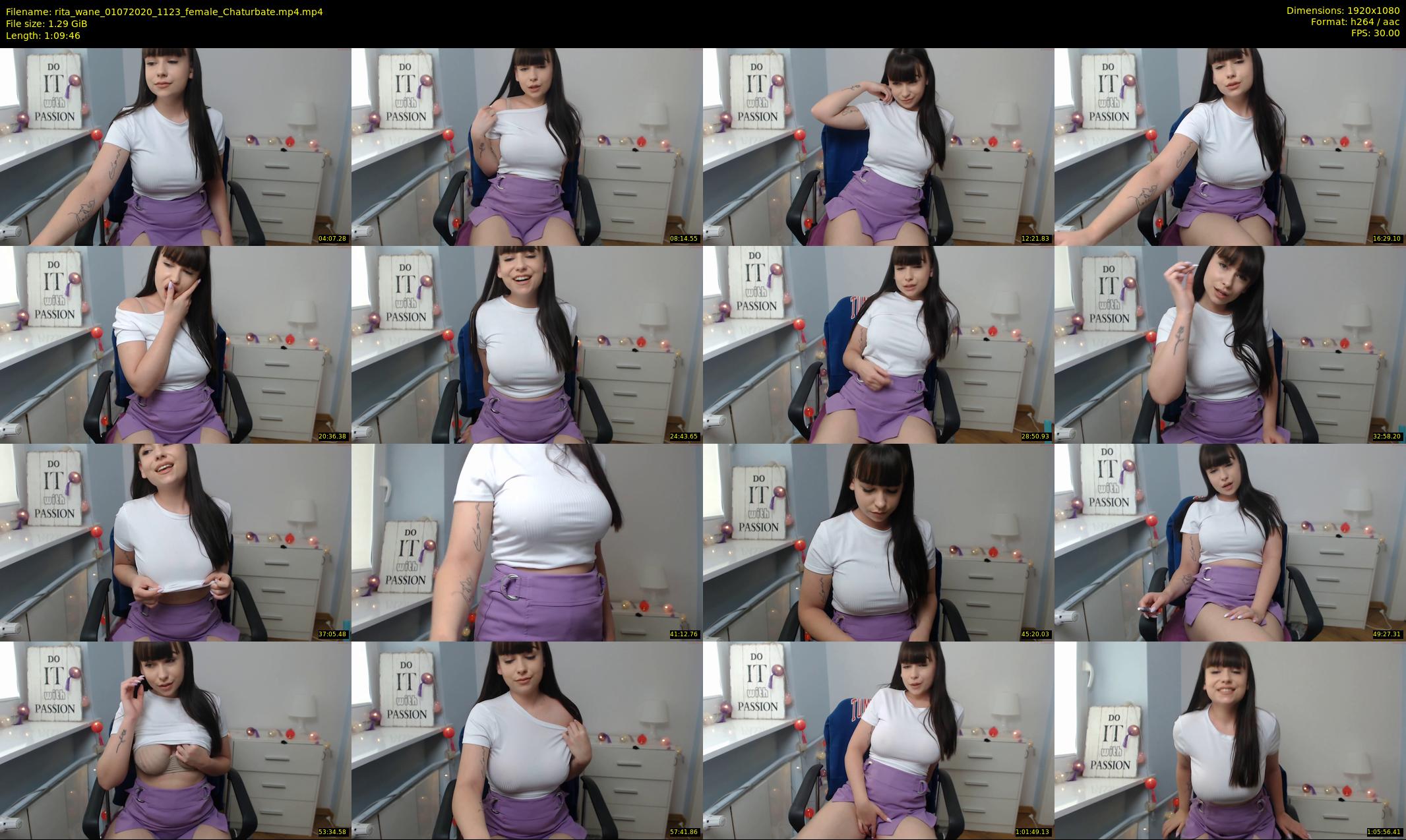rita_wane — 70 minute Chaturbate female cam show recording, 1080p, Jul 1, 2020