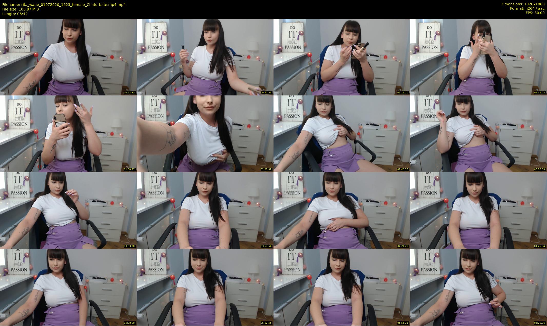rita_wane — 7 minute Chaturbate female cam show recording, 1080p, Jul 1, 2020
