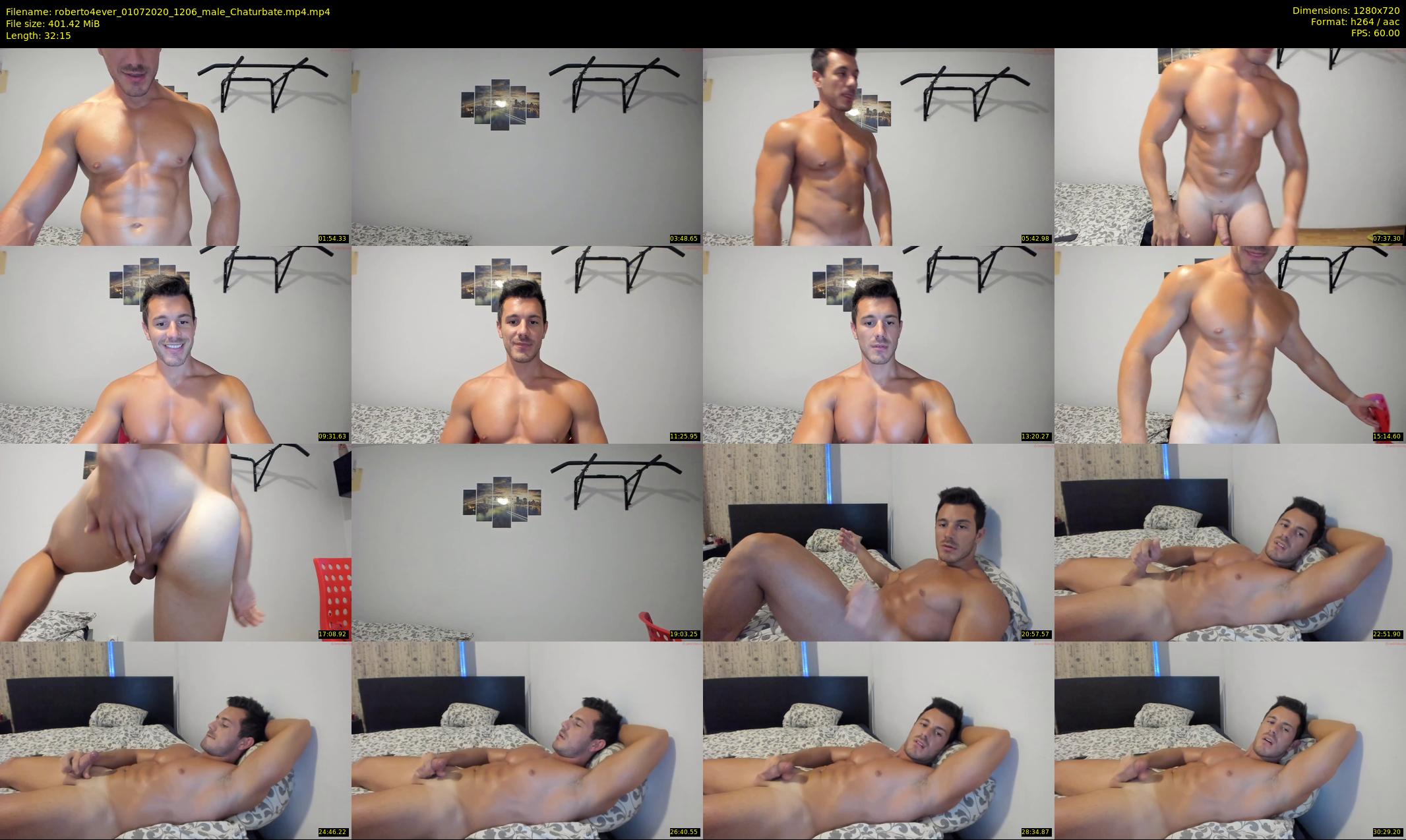 roberto4ever — 33 minute Chaturbate male cam show recording, 720p, Jul 1, 2020