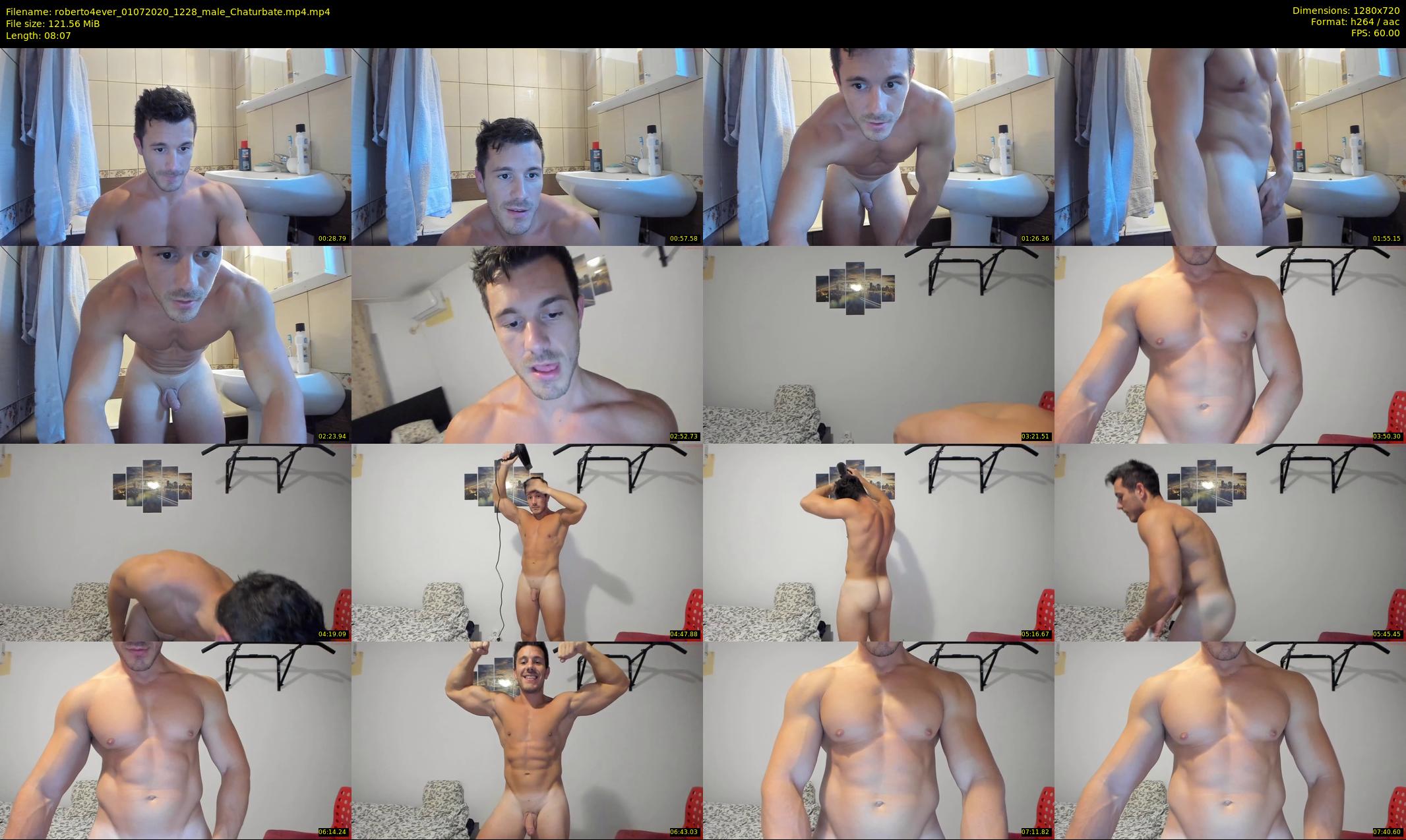 roberto4ever — 9 minute Chaturbate male cam show recording, 720p, Jul 1, 2020