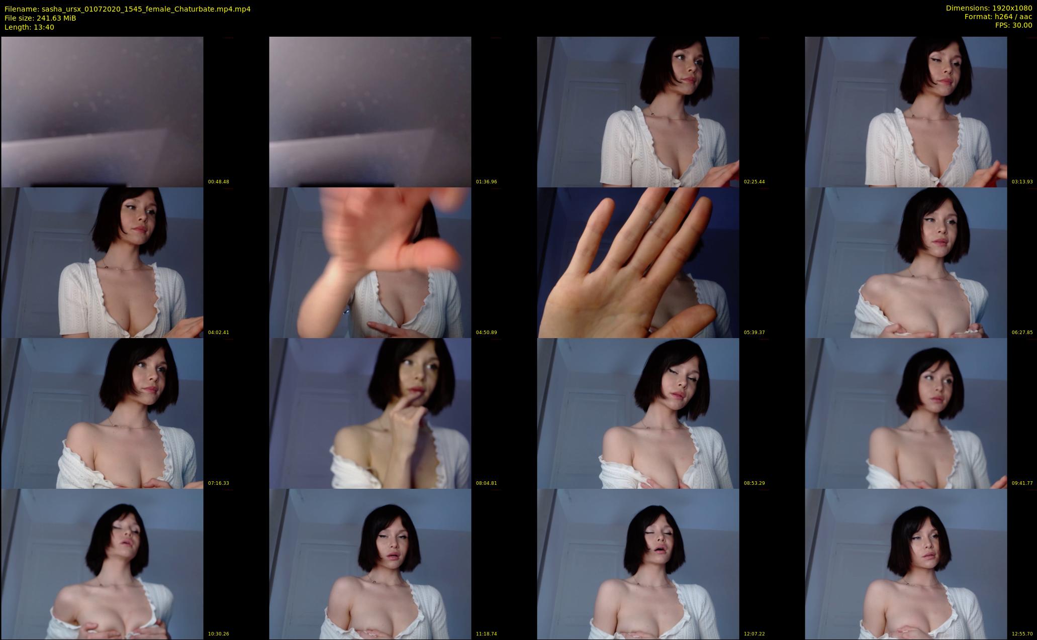 sasha_ursx — 14 minute Chaturbate female cam show recording, 1080p, Jul 1, 2020