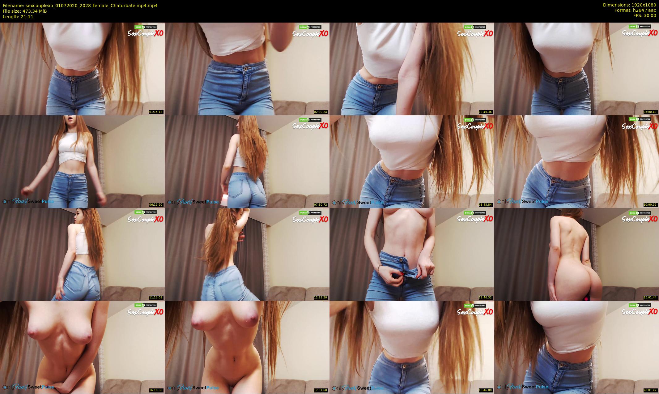 sexcouplexo — 22 minute Chaturbate couple cam show recording, 1080p, Jul 1, 2020