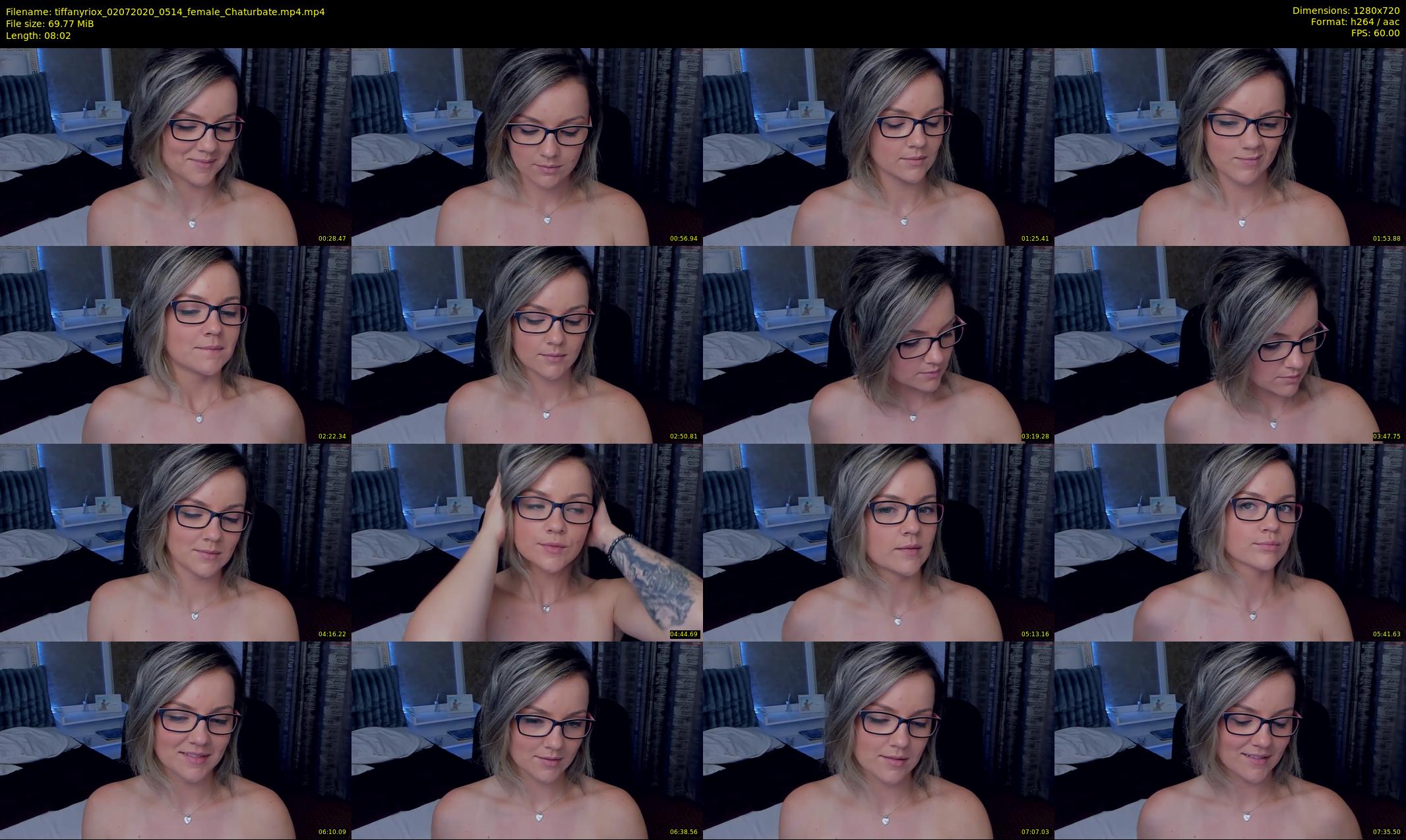 tiffanyriox — 9 minute Chaturbate female cam show recording, 720p, Jul 2, 2020