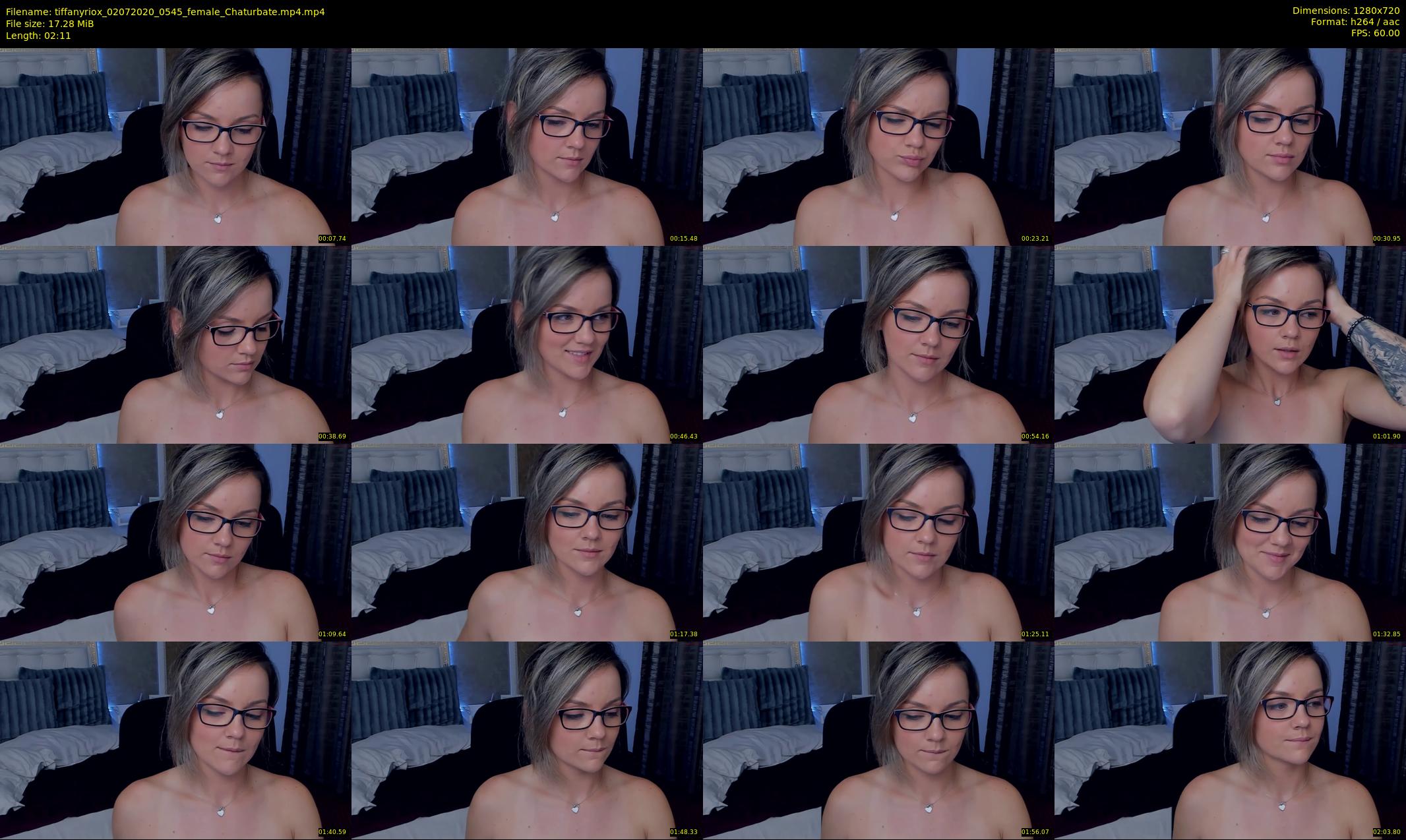 tiffanyriox — 3 minute Chaturbate female cam show recording, 720p, Jul 2, 2020