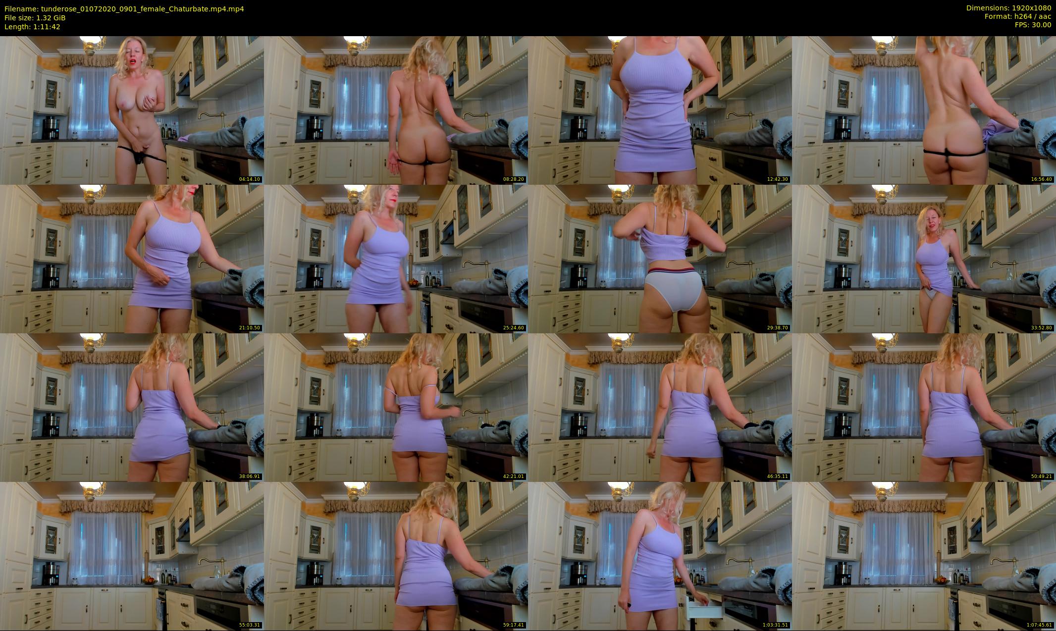 tunderose — 72 minute Chaturbate female cam show recording, 1080p, Jul 1, 2020