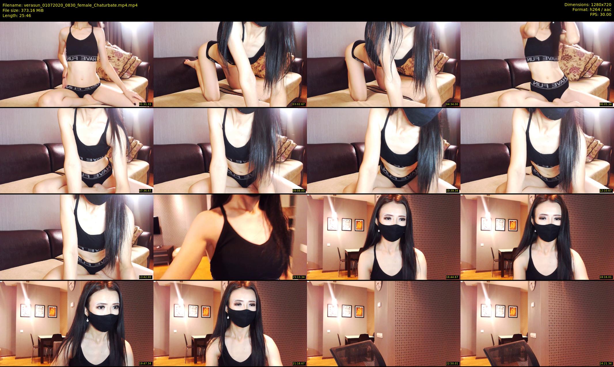 verasun — 26 minute Chaturbate female cam show recording, 720p, Jul 1, 2020