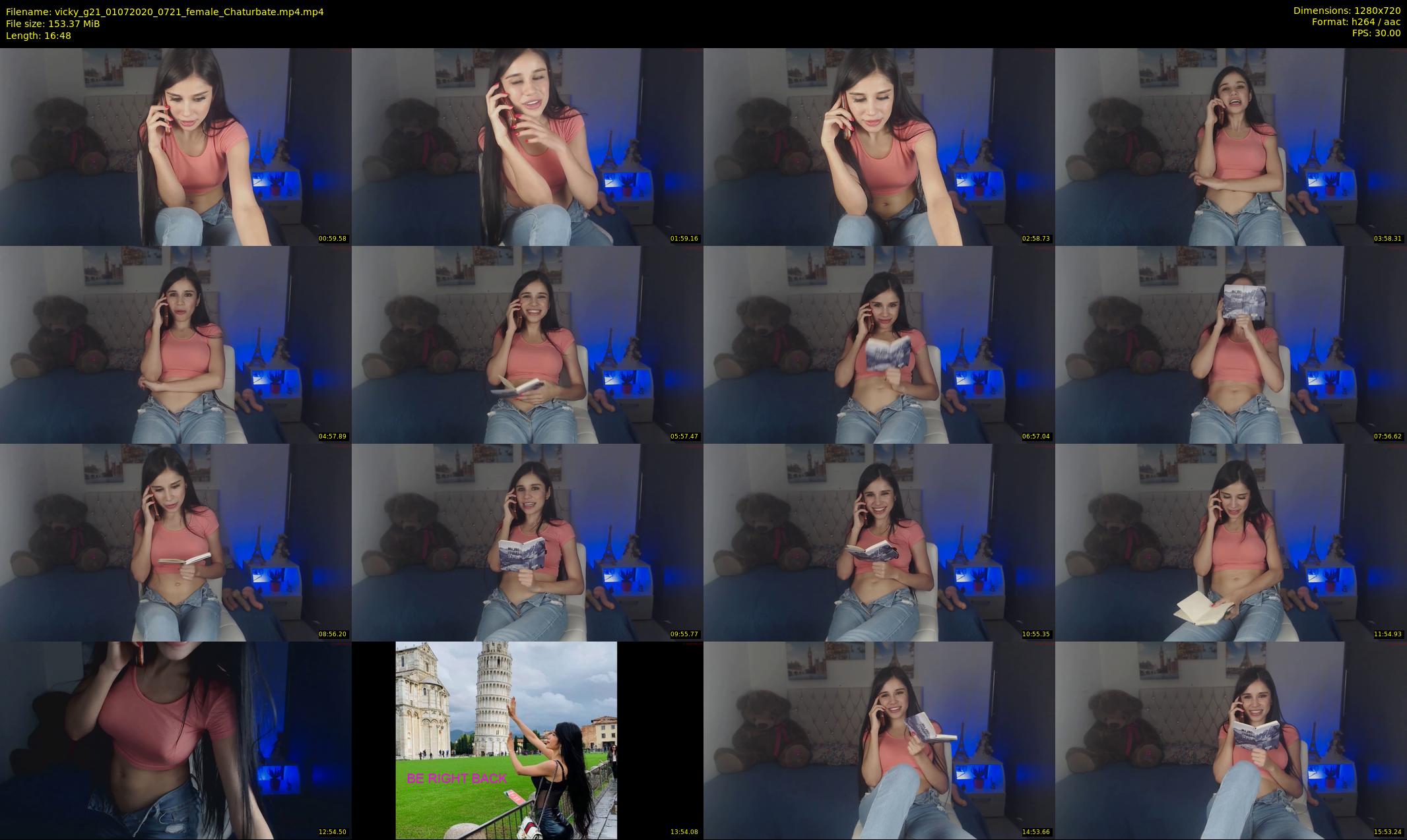 vicky_g21 — 17 minute Chaturbate female cam show recording, 720p, Jul 1, 2020
