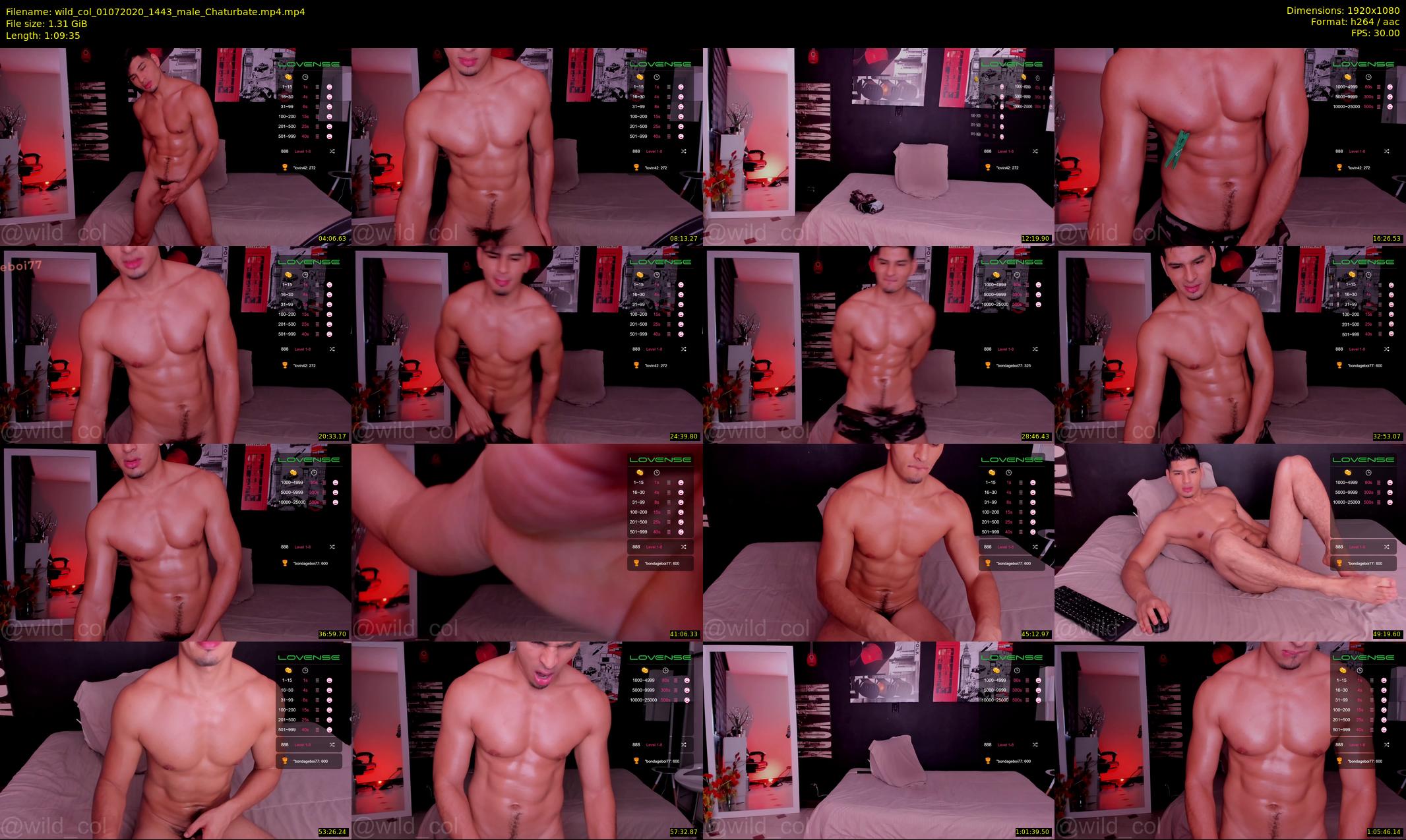 wild_col — 70 minute Chaturbate male cam show recording, 1080p, Jul 1, 2020